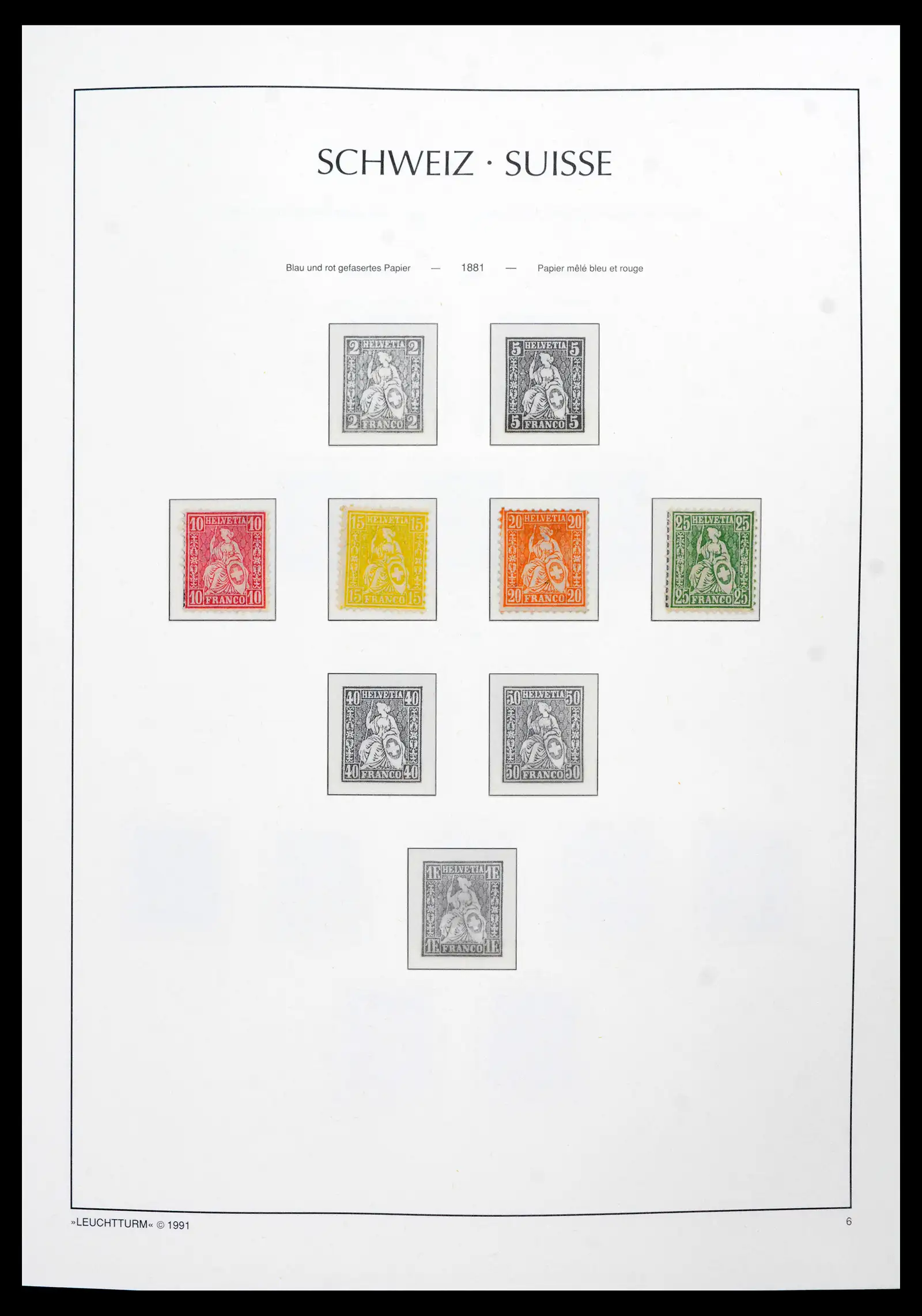42129 0004 - Postzegelverzameling 42129 Zwitserland 1850-1975.