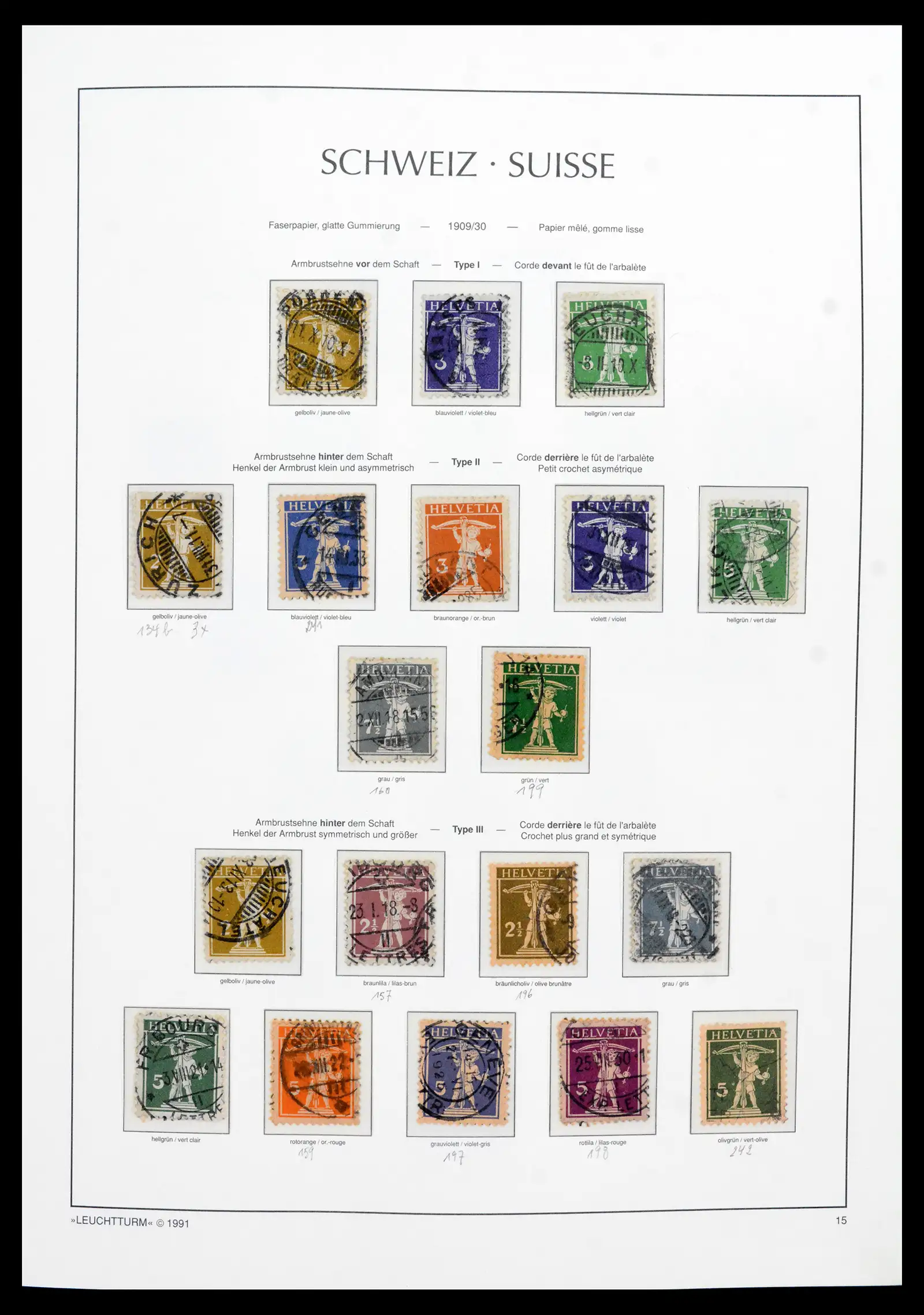 42129 0013 - Postzegelverzameling 42129 Zwitserland 1850-1975.