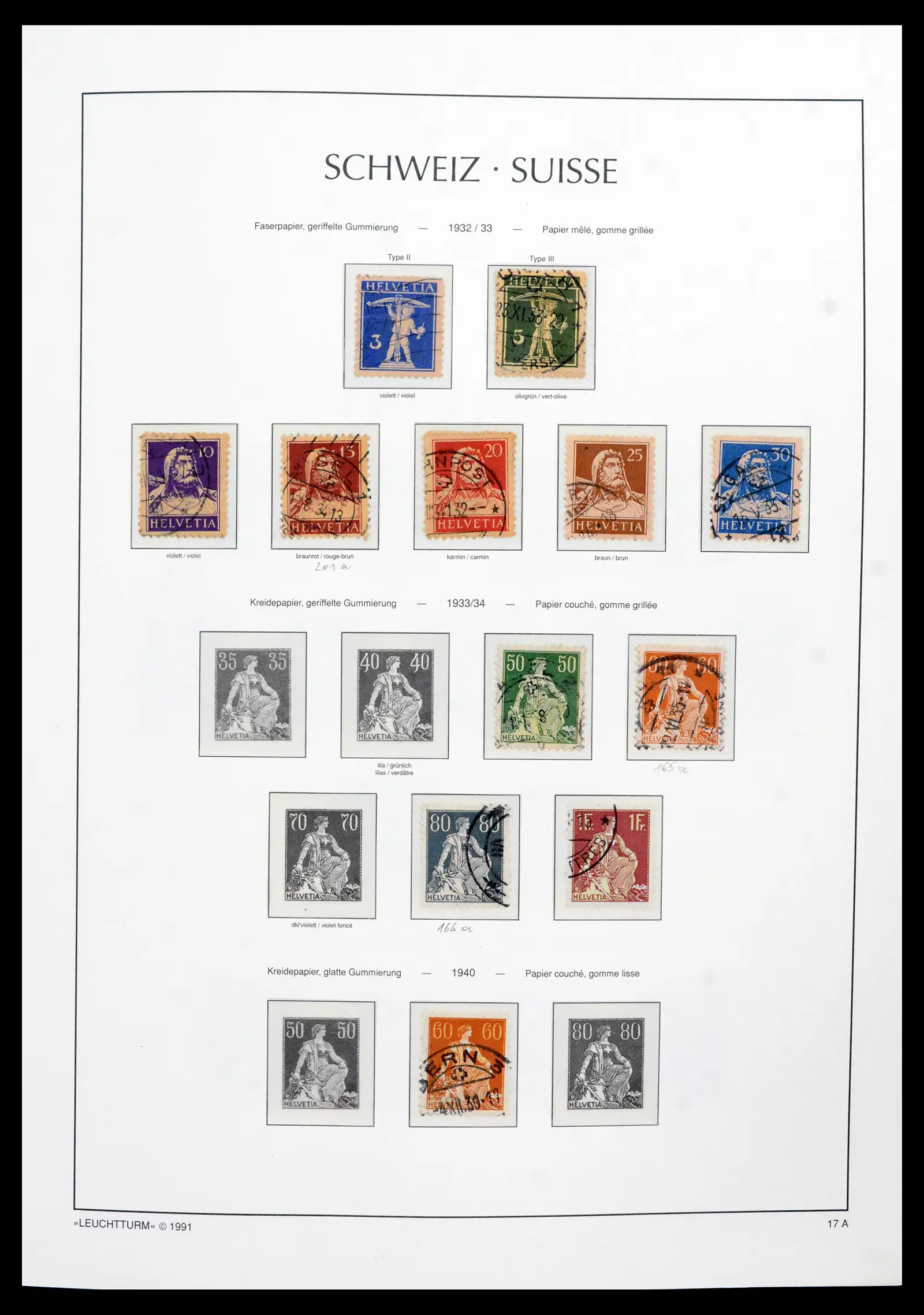 42129 0016 - Postzegelverzameling 42129 Zwitserland 1850-1975.
