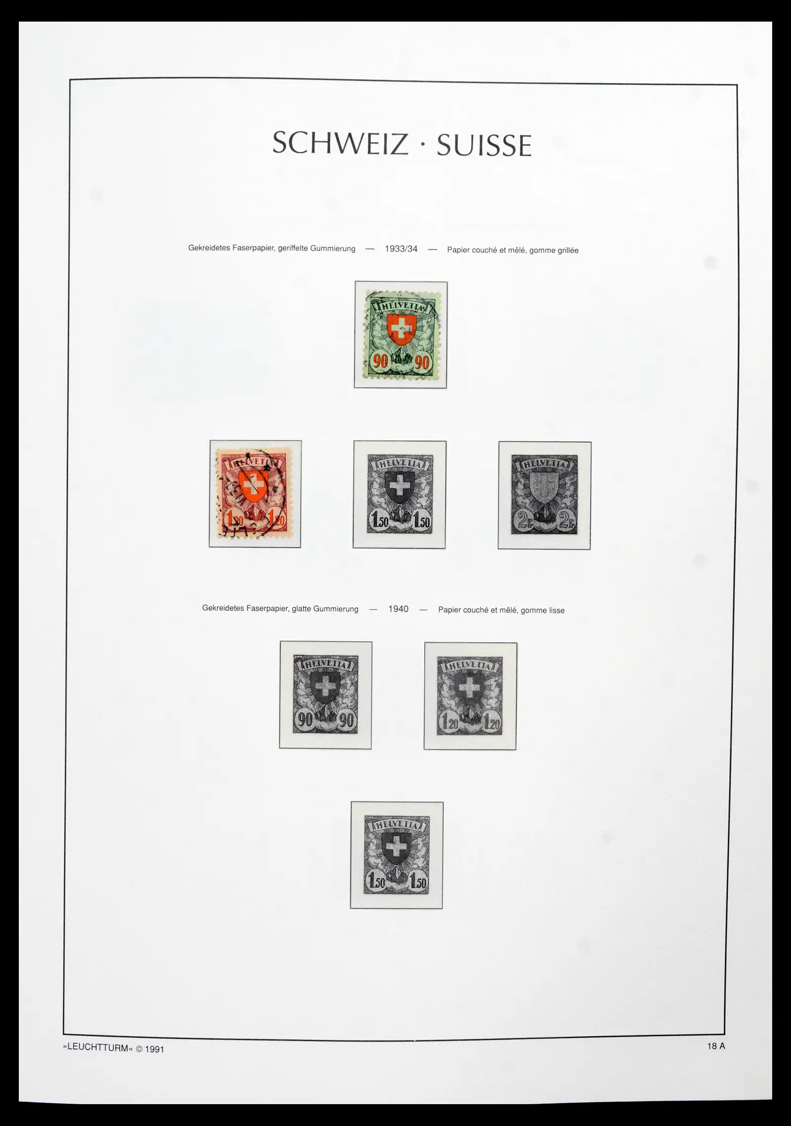 42129 0018 - Postzegelverzameling 42129 Zwitserland 1850-1975.