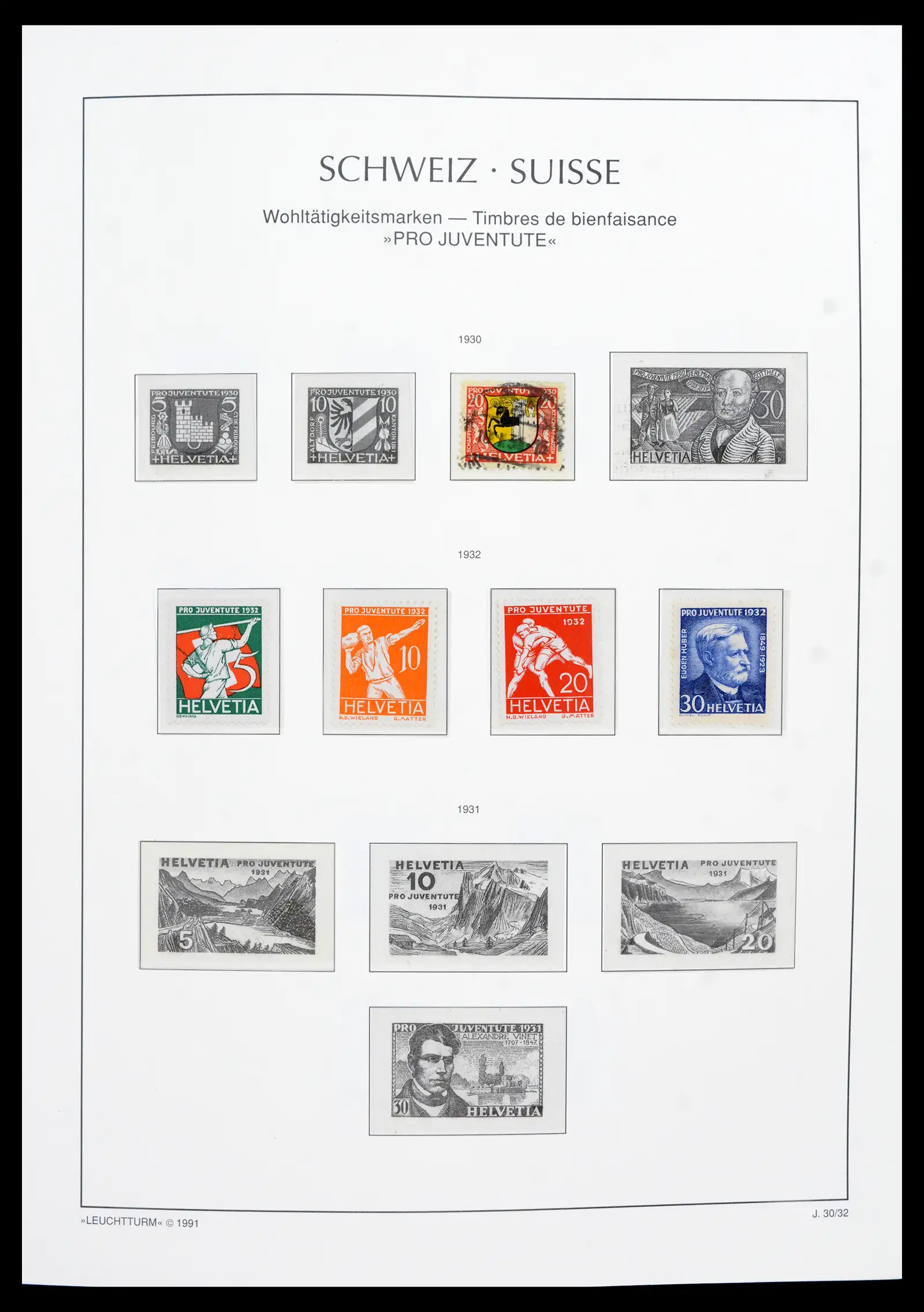 42129 0025 - Postzegelverzameling 42129 Zwitserland 1850-1975.