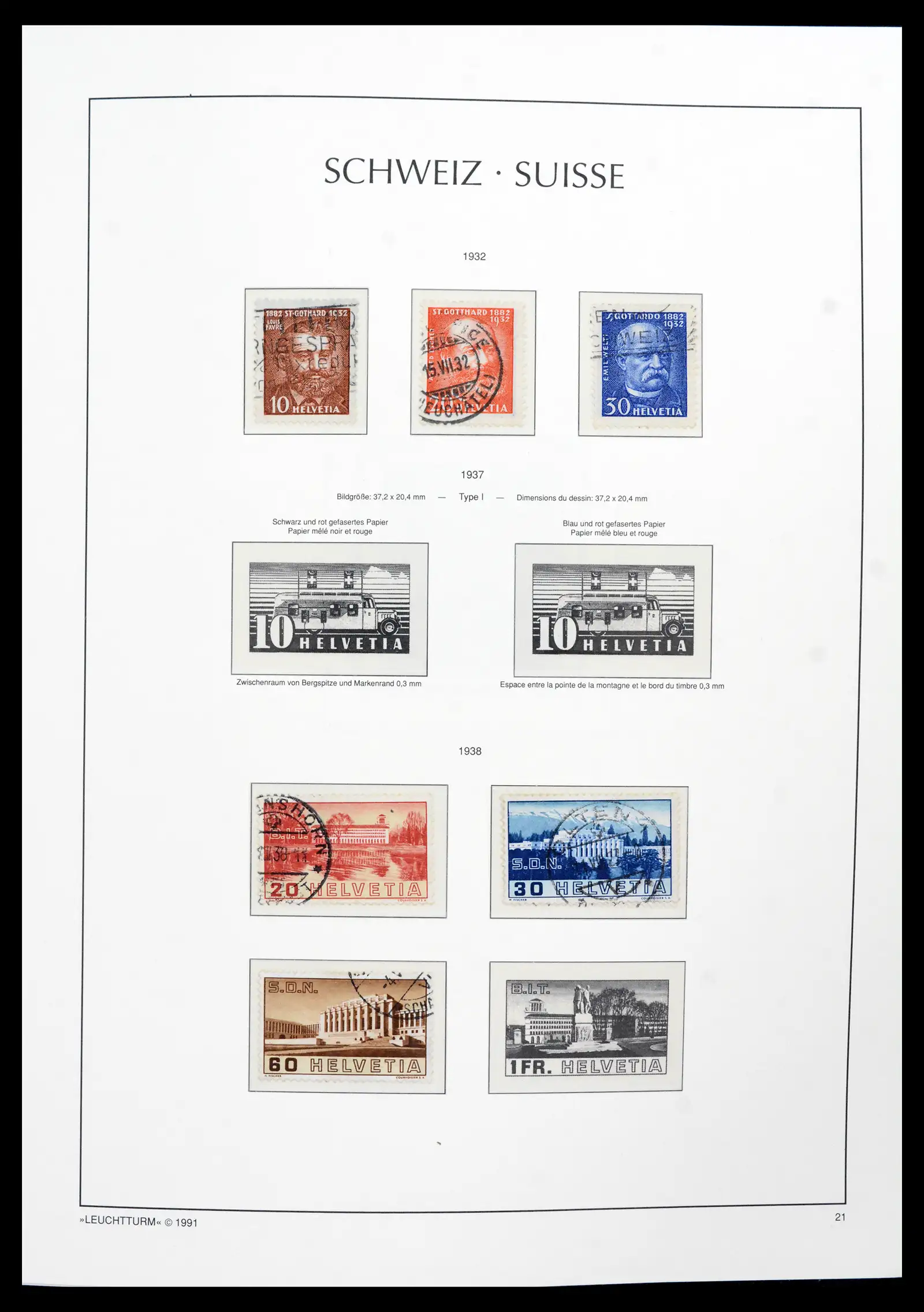 42129 0028 - Postzegelverzameling 42129 Zwitserland 1850-1975.