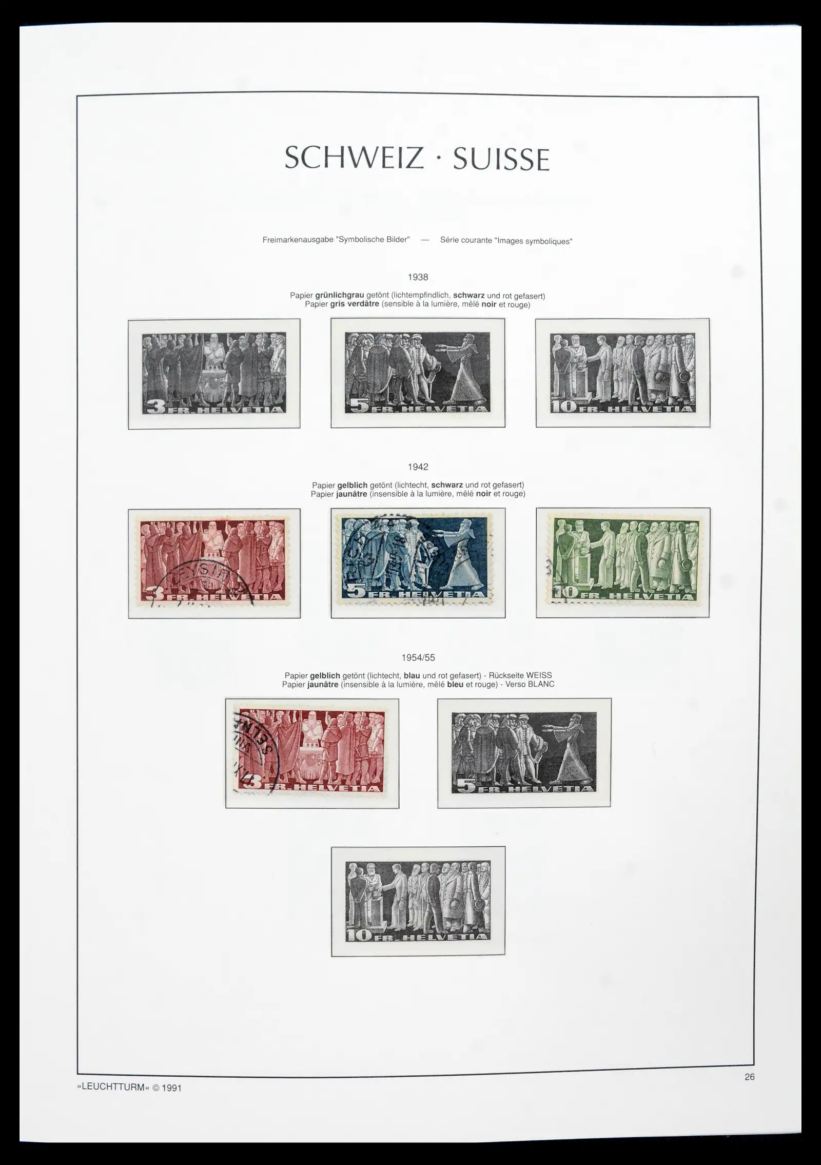 42129 0033 - Postzegelverzameling 42129 Zwitserland 1850-1975.
