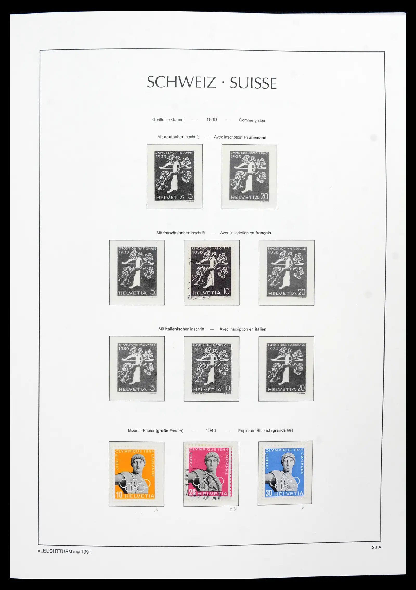 42129 0036 - Postzegelverzameling 42129 Zwitserland 1850-1975.