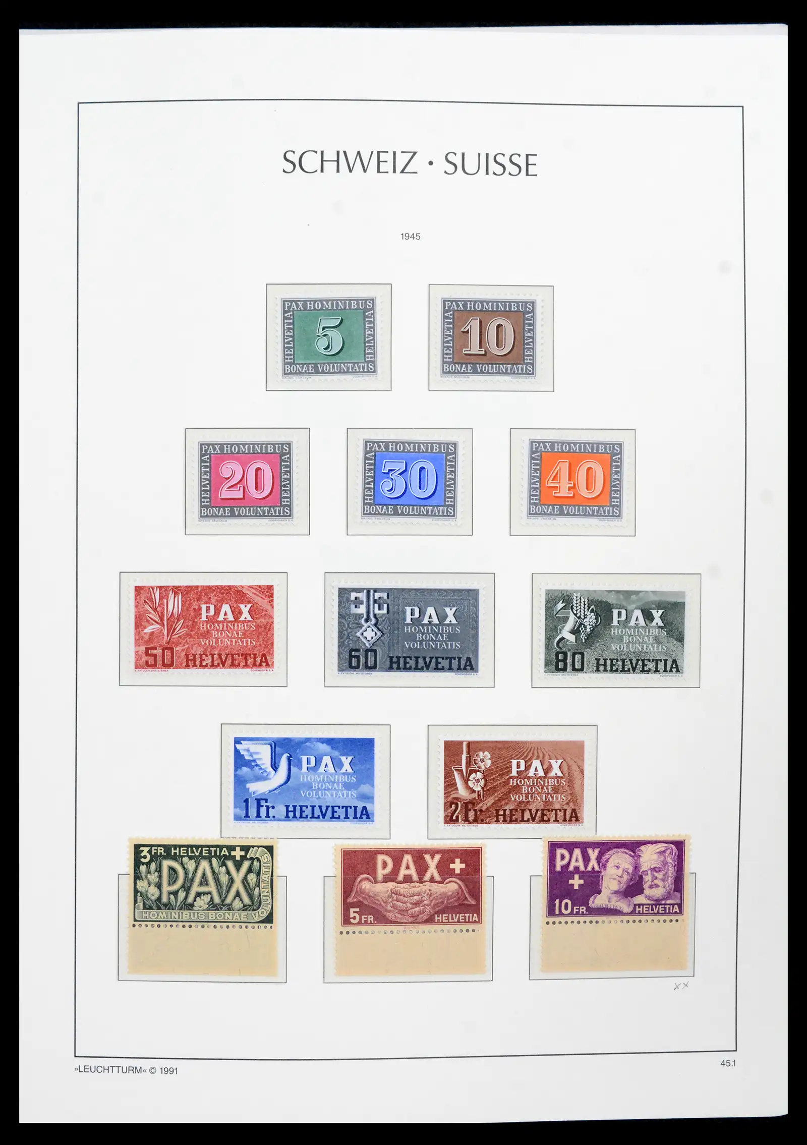 42129 0042 - Postzegelverzameling 42129 Zwitserland 1850-1975.