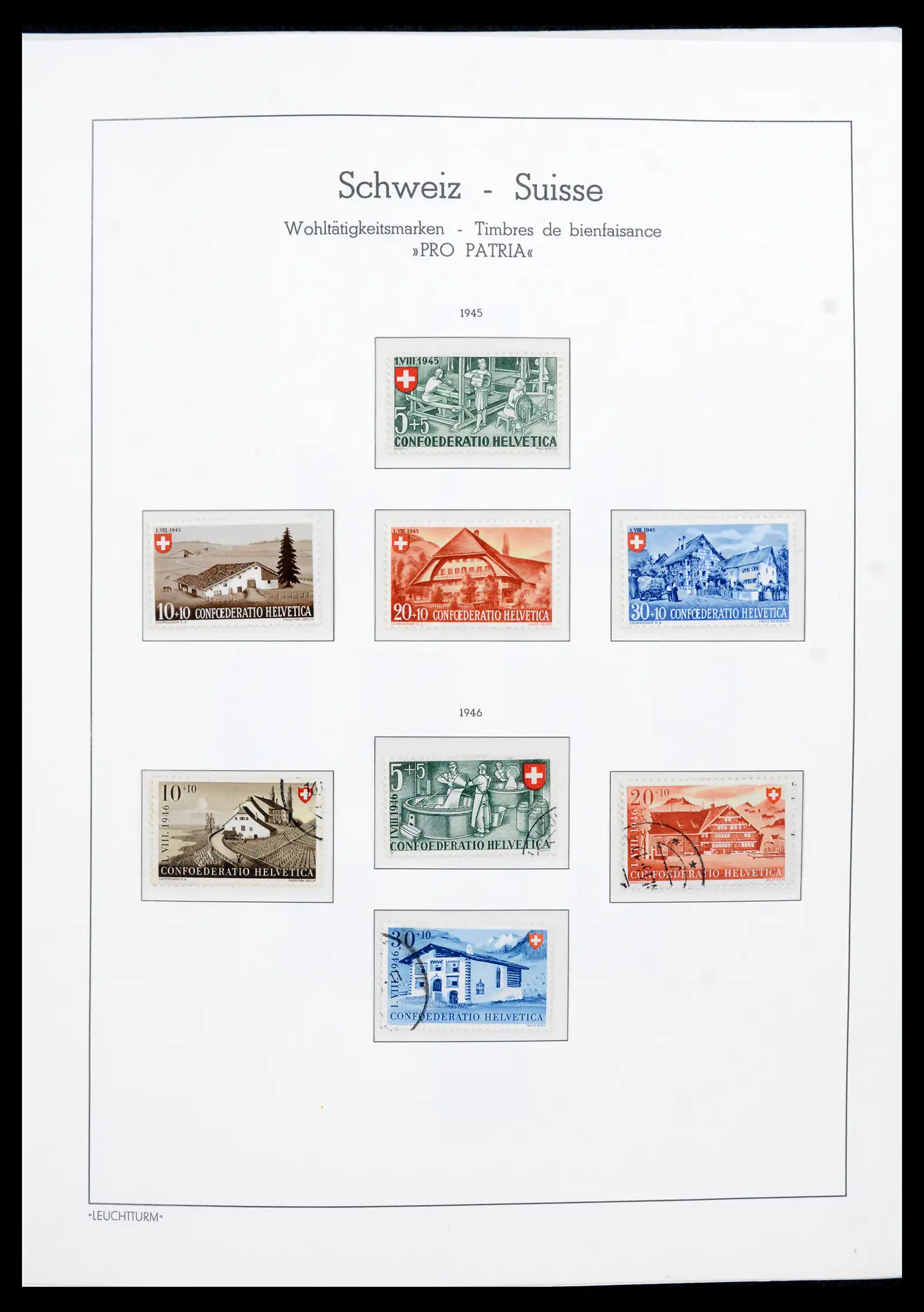 42129 0044 - Postzegelverzameling 42129 Zwitserland 1850-1975.