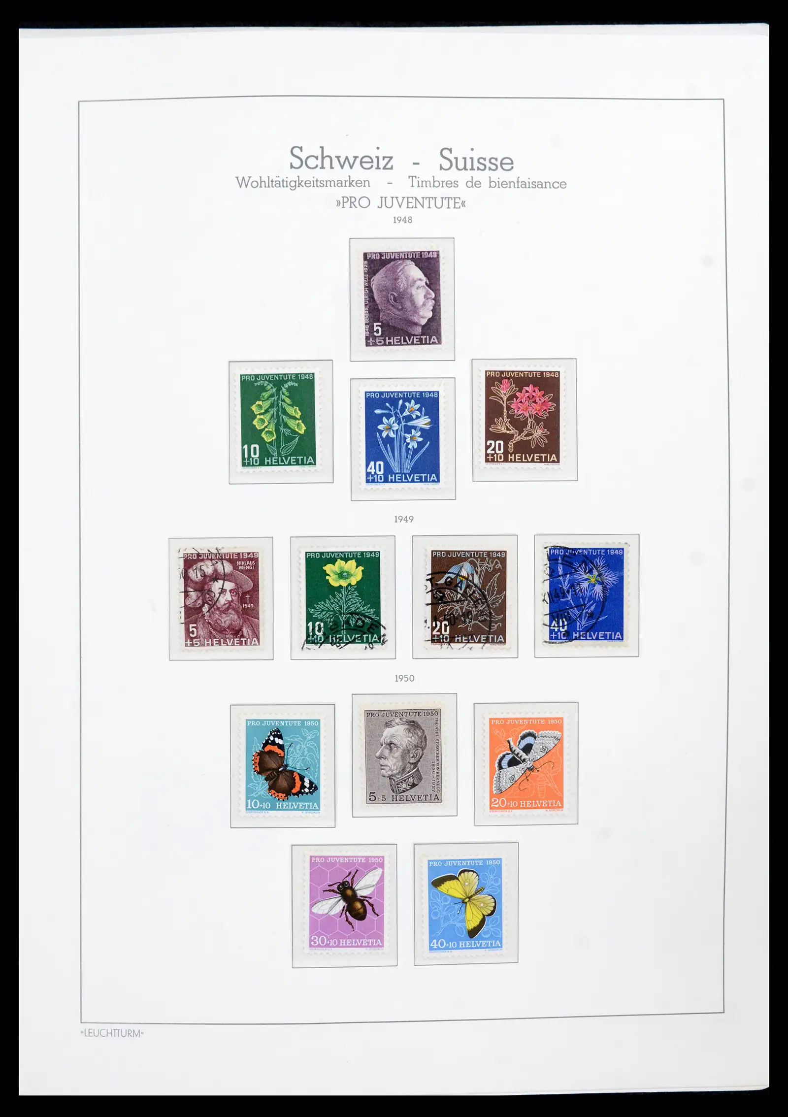 42129 0046 - Postzegelverzameling 42129 Zwitserland 1850-1975.