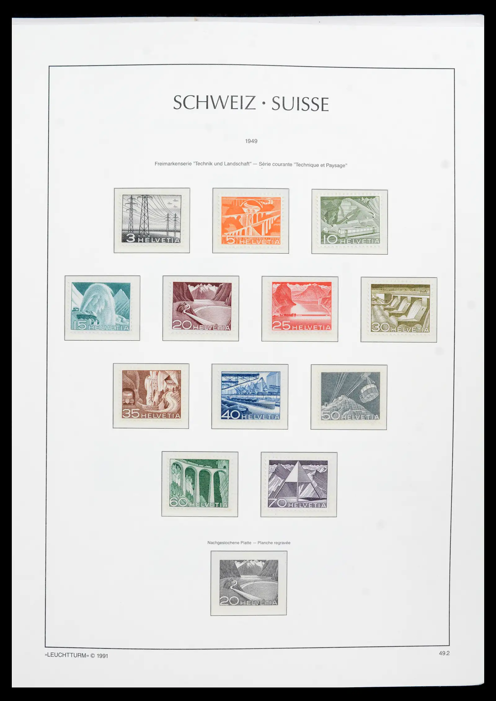 42129 0053 - Postzegelverzameling 42129 Zwitserland 1850-1975.