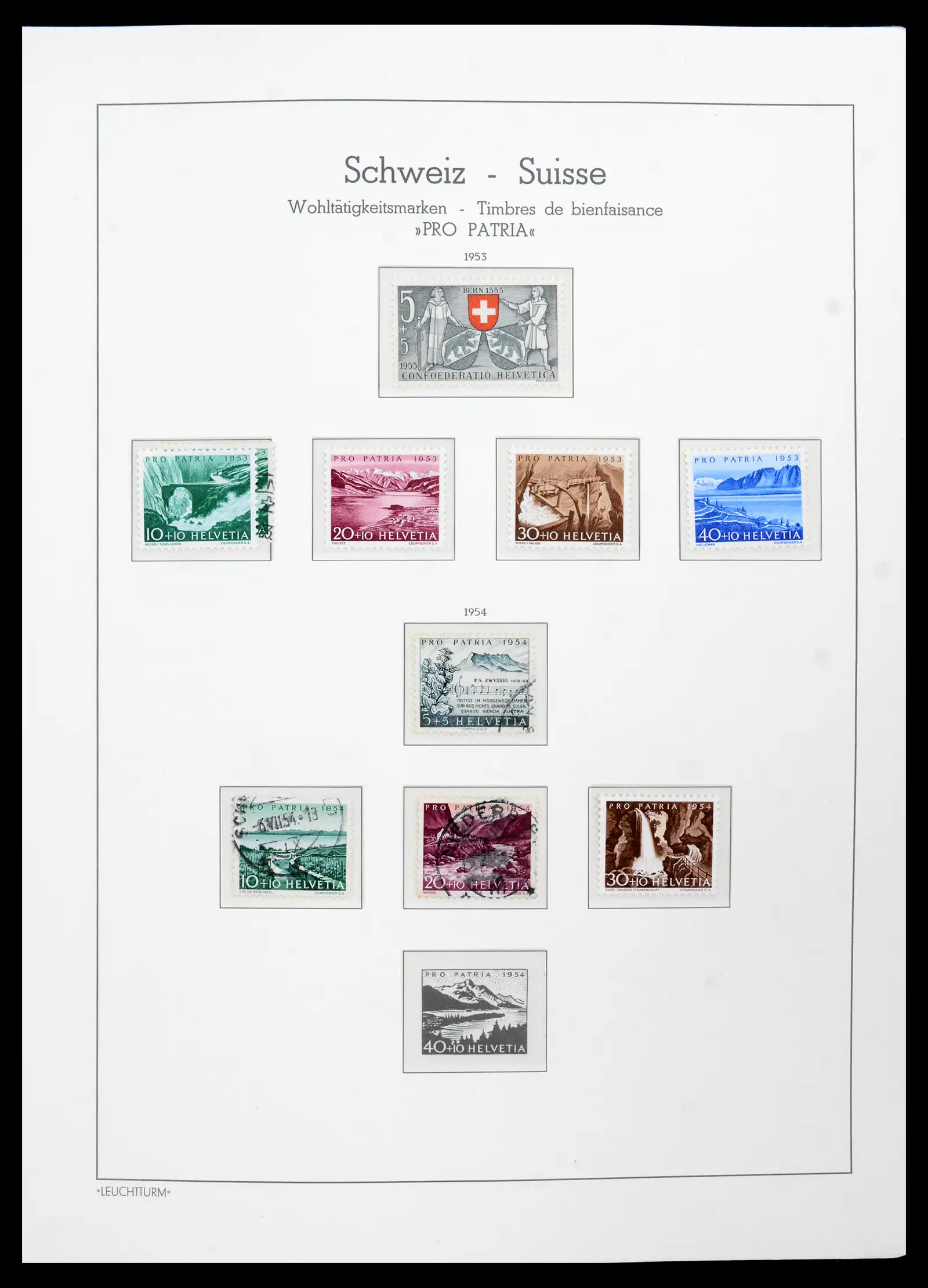 42129 0058 - Postzegelverzameling 42129 Zwitserland 1850-1975.
