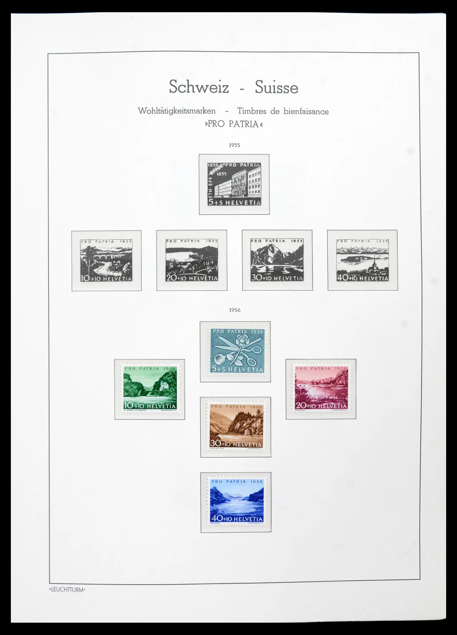 42129 0059 - Postzegelverzameling 42129 Zwitserland 1850-1975.