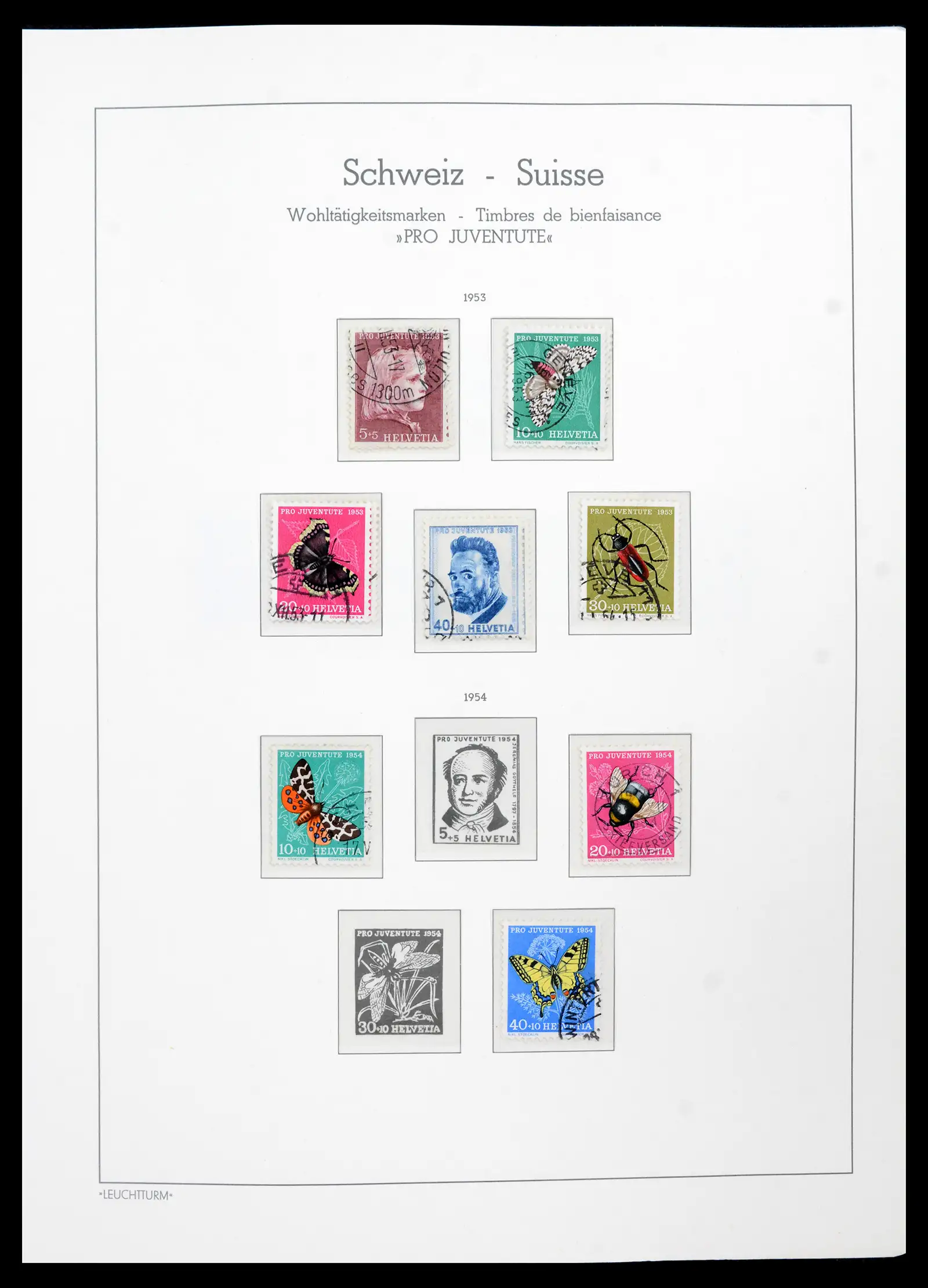 42129 0060 - Postzegelverzameling 42129 Zwitserland 1850-1975.