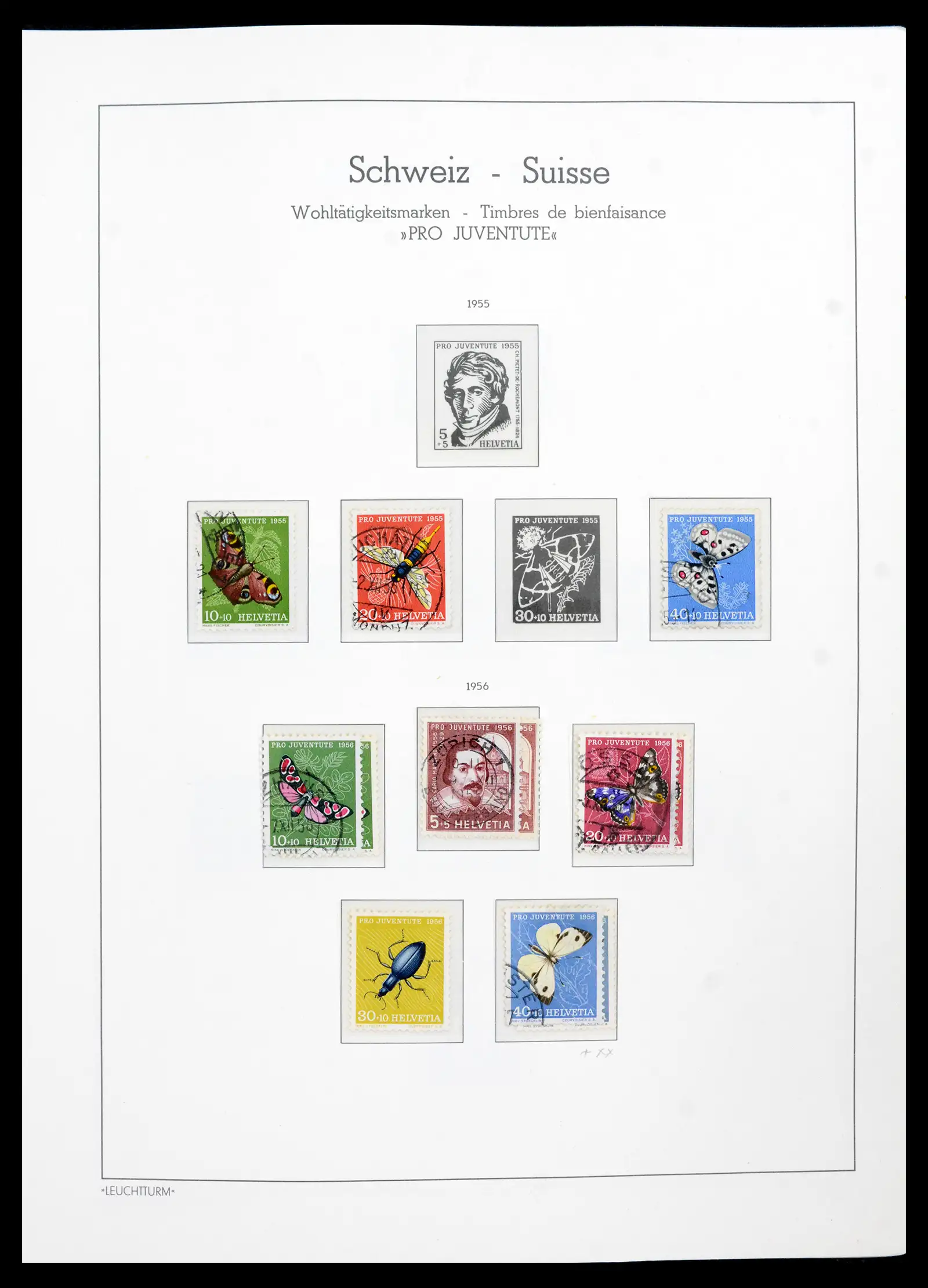 42129 0061 - Postzegelverzameling 42129 Zwitserland 1850-1975.