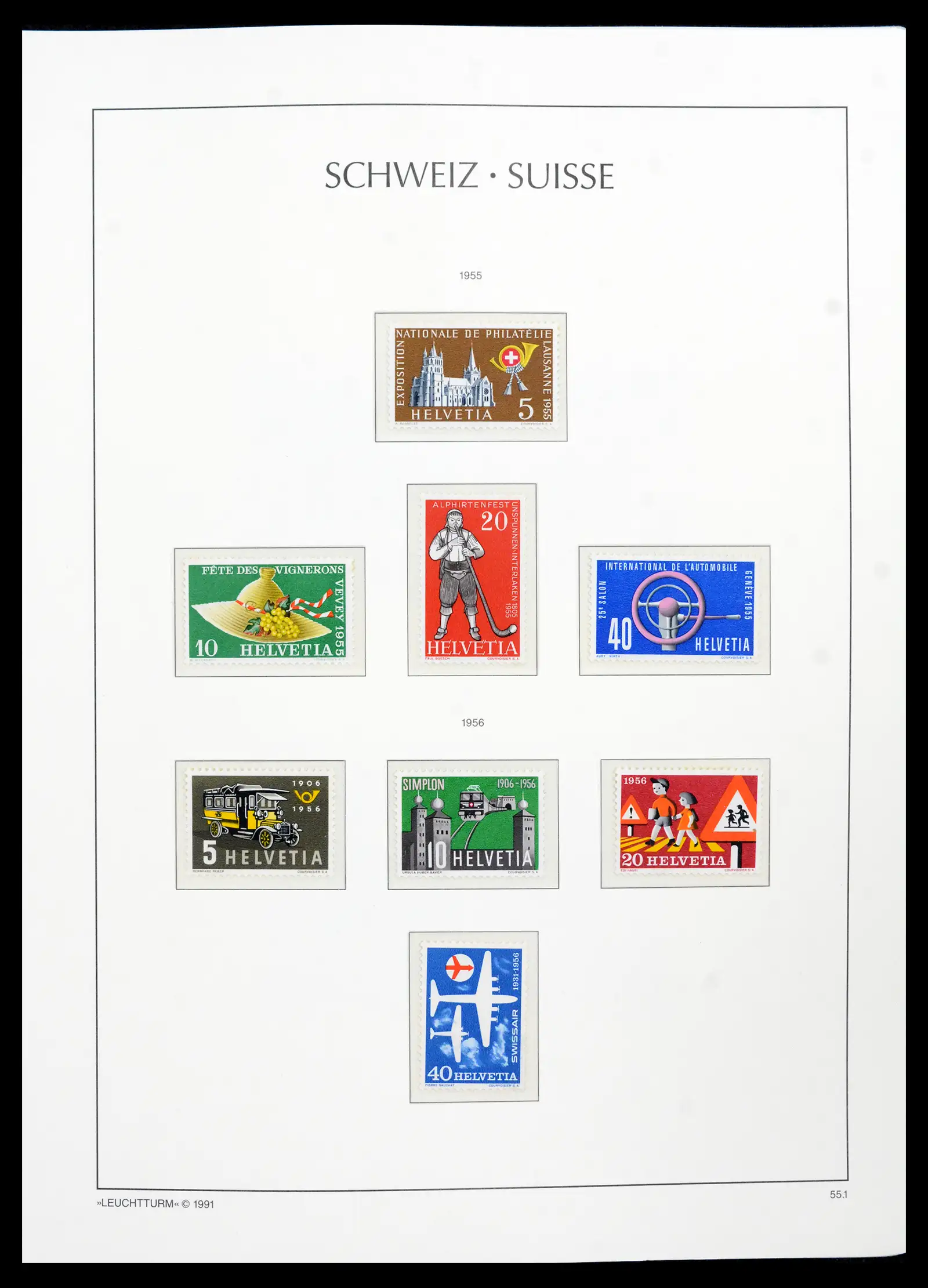 42129 0062 - Postzegelverzameling 42129 Zwitserland 1850-1975.