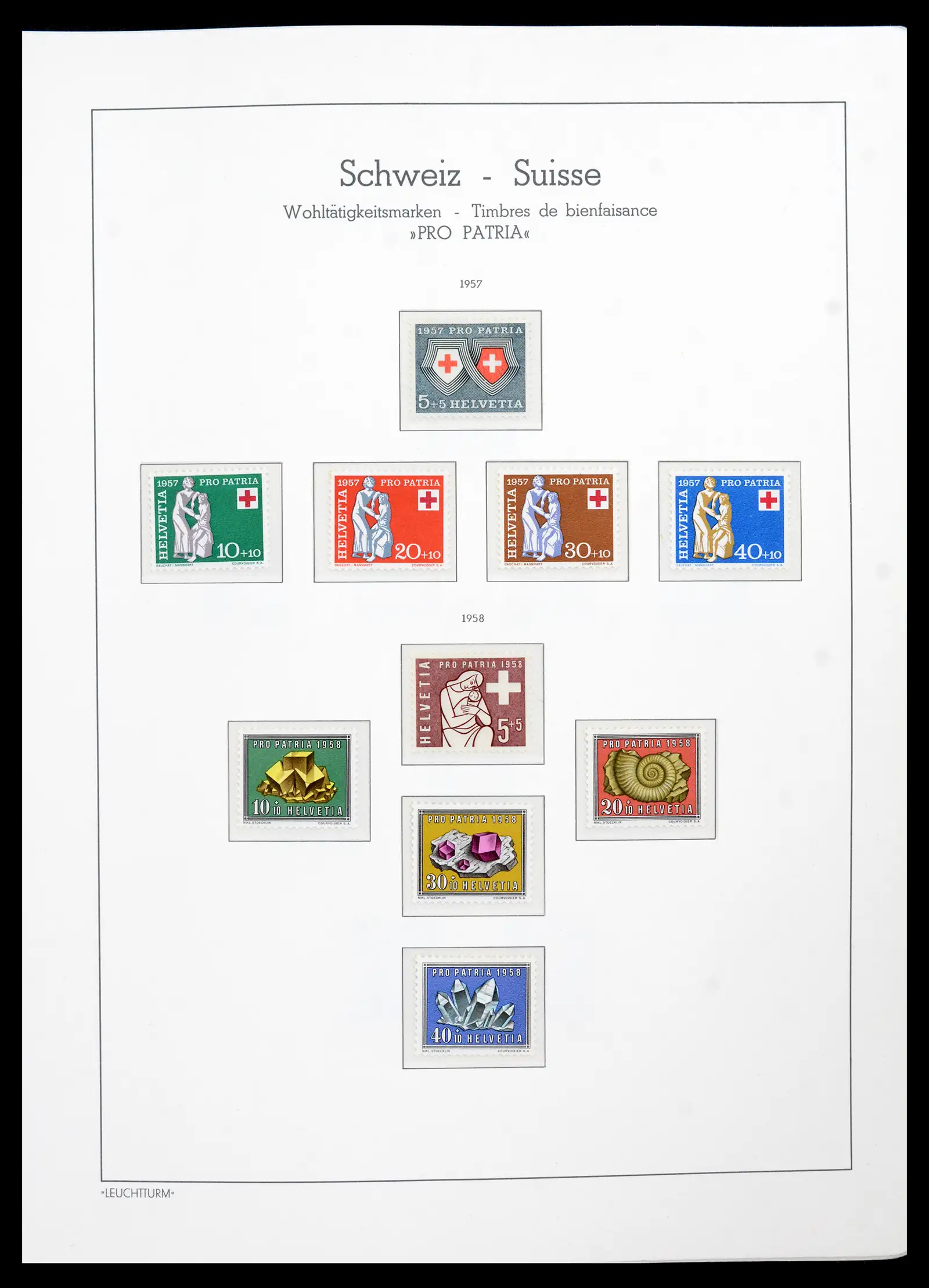 42129 0065 - Postzegelverzameling 42129 Zwitserland 1850-1975.