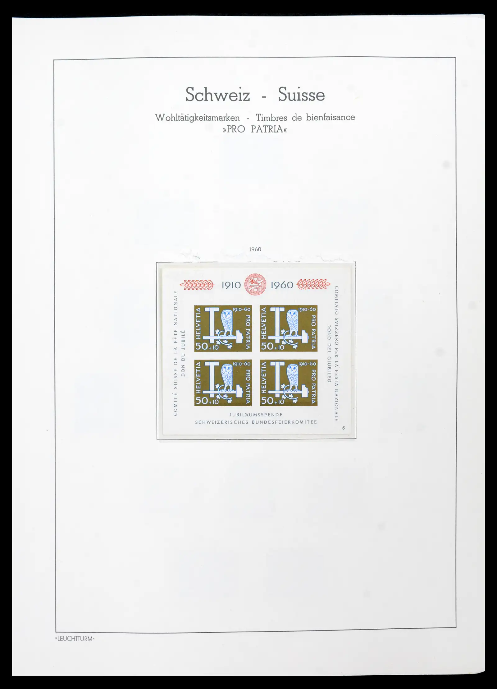 42129 0070 - Postzegelverzameling 42129 Zwitserland 1850-1975.