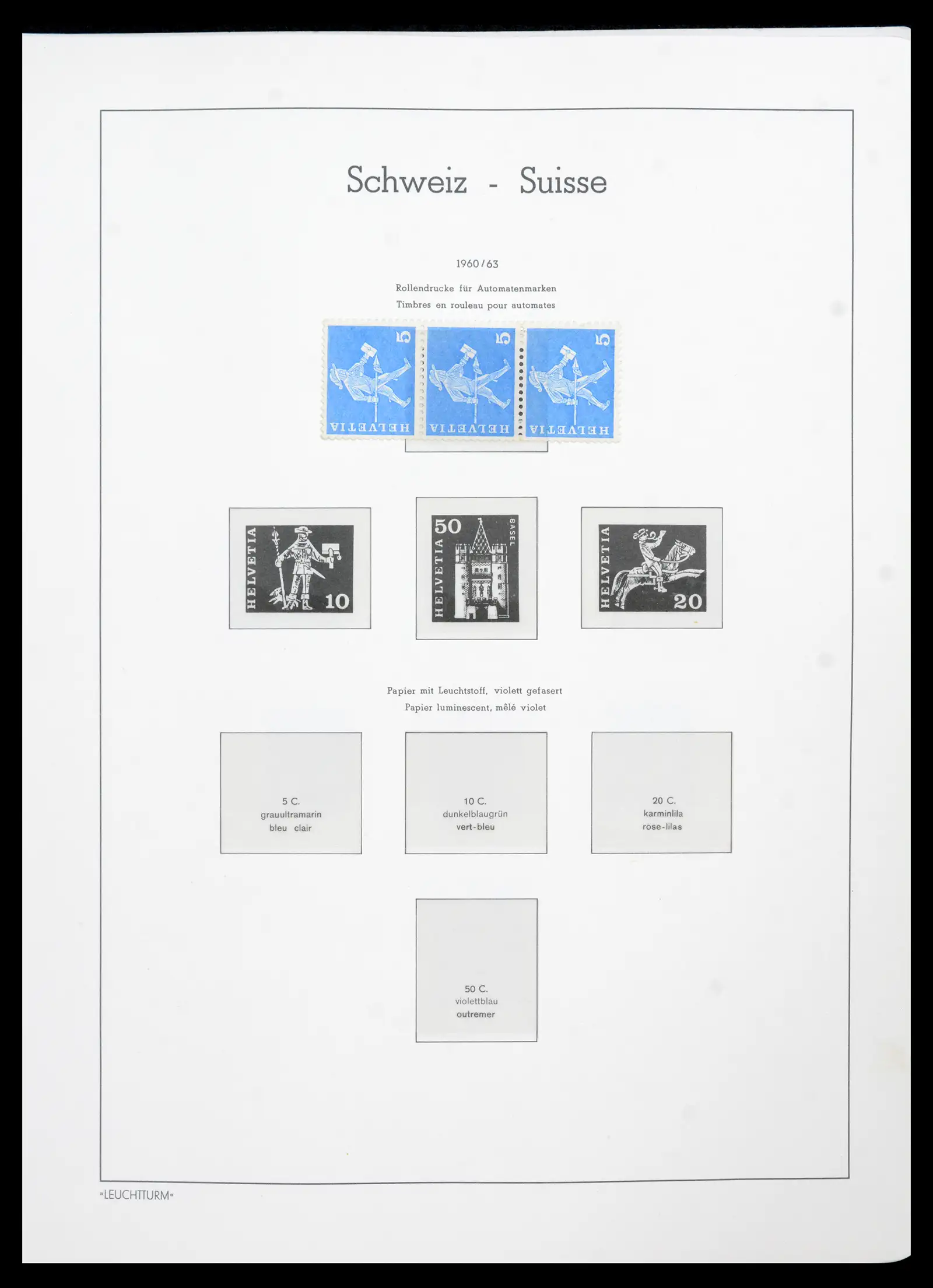 42129 0078 - Postzegelverzameling 42129 Zwitserland 1850-1975.