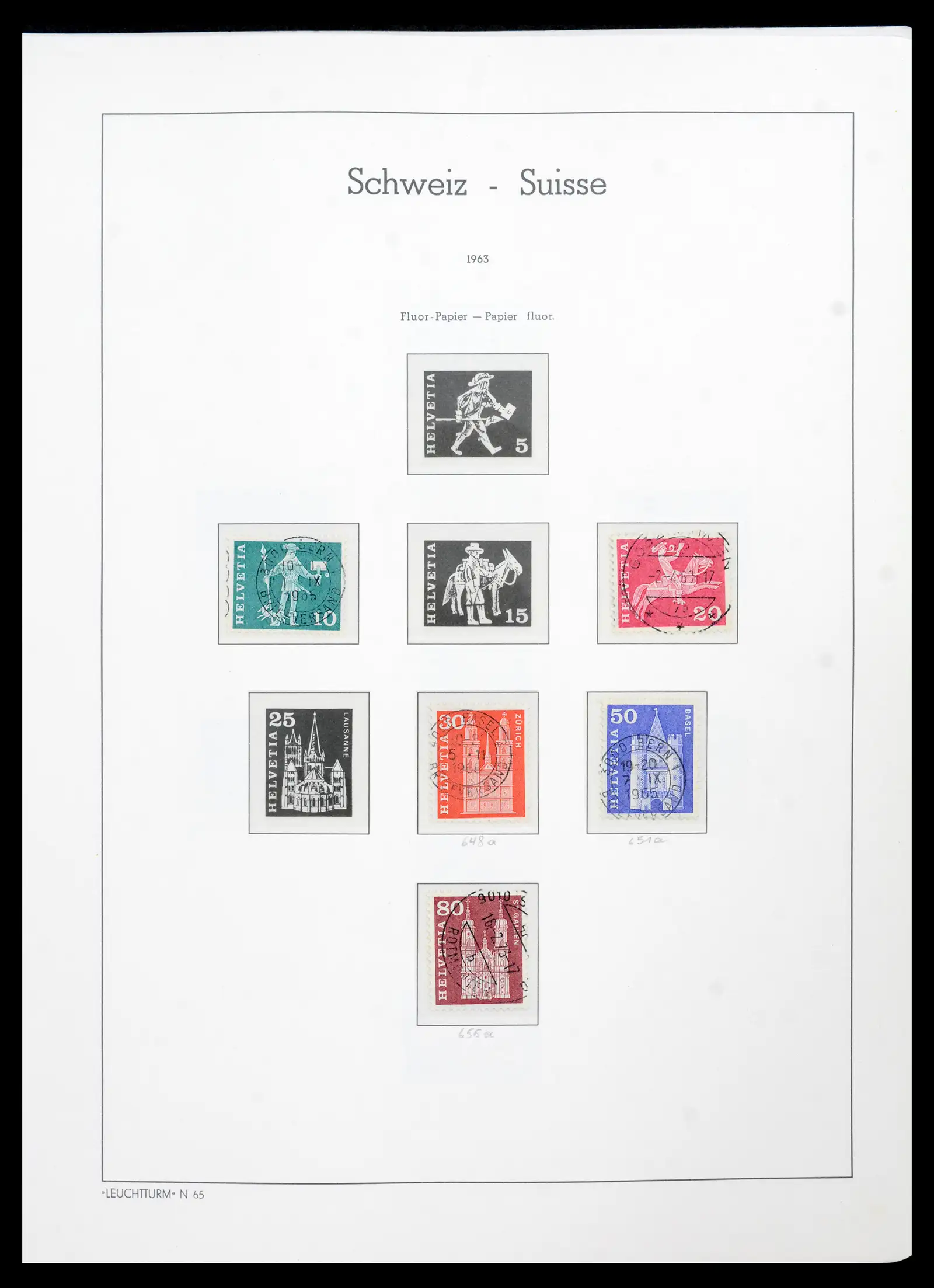 42129 0079 - Postzegelverzameling 42129 Zwitserland 1850-1975.