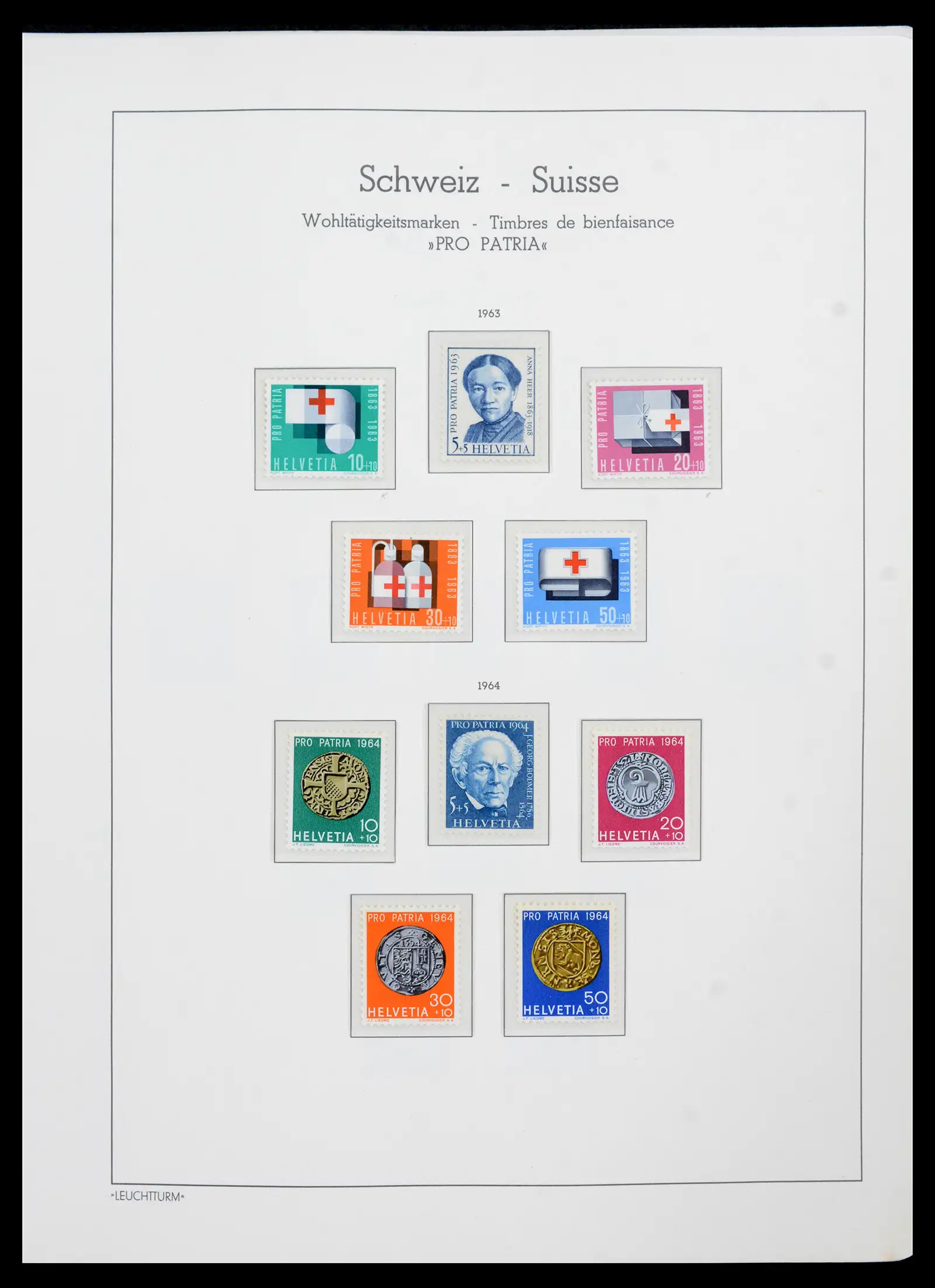 42129 0081 - Postzegelverzameling 42129 Zwitserland 1850-1975.