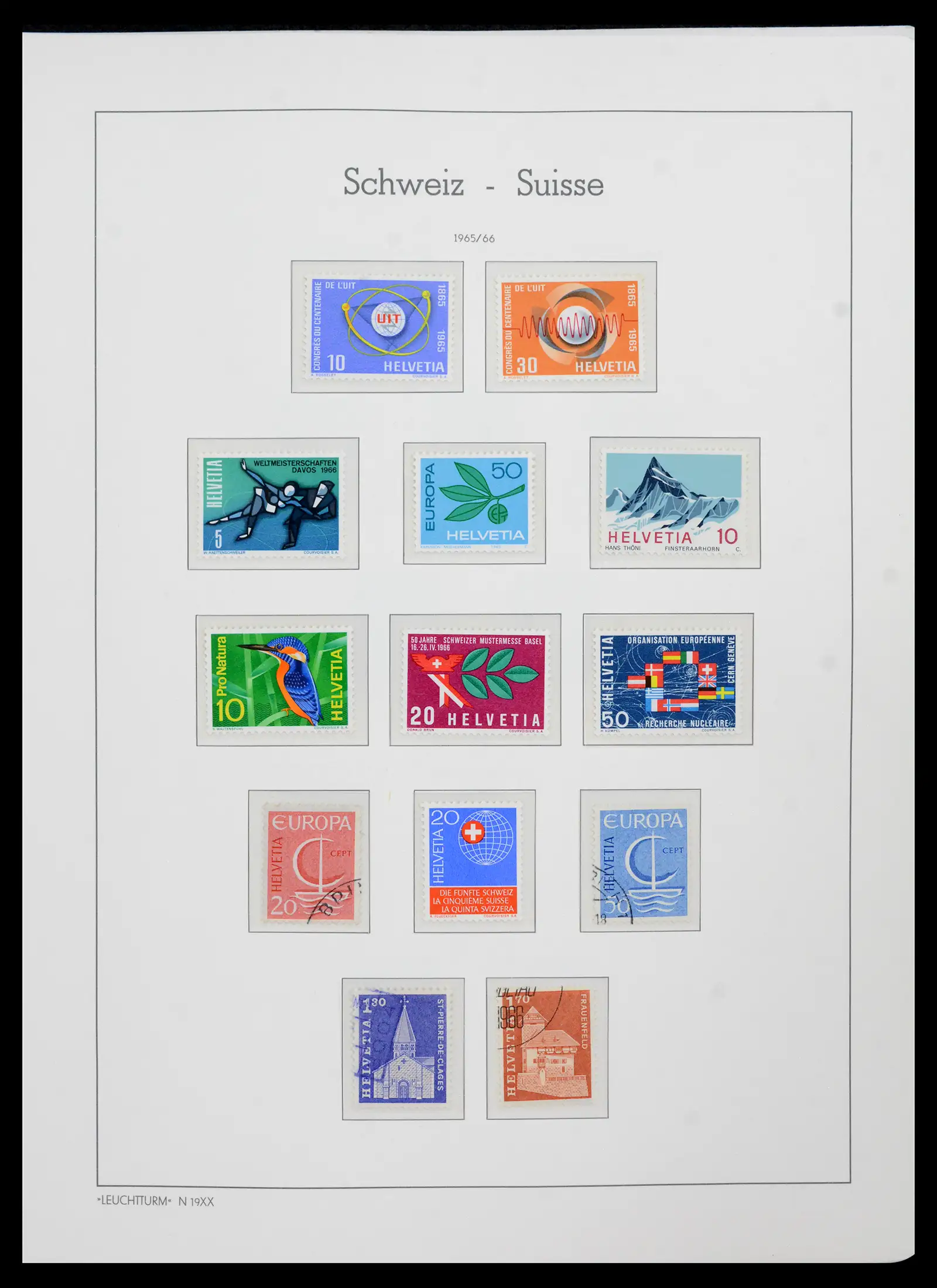 42129 0085 - Postzegelverzameling 42129 Zwitserland 1850-1975.