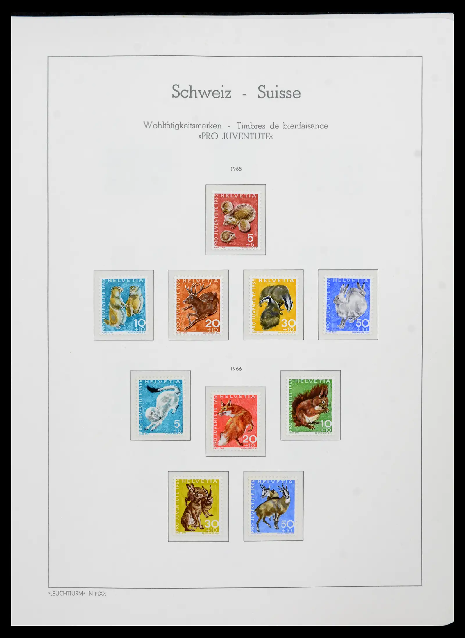 42129 0087 - Postzegelverzameling 42129 Zwitserland 1850-1975.