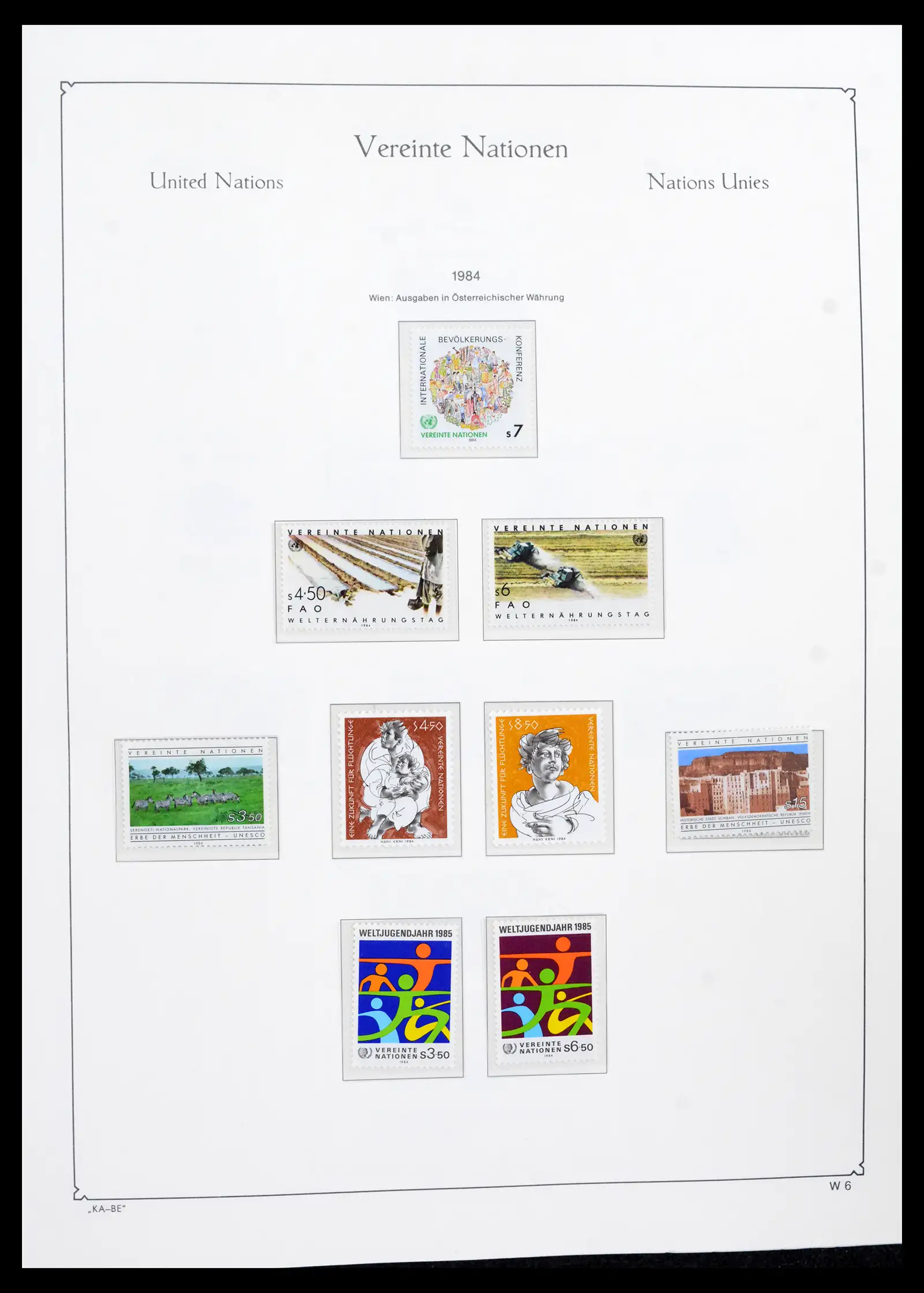 42134 0006 - Stamp collection 42134 VN Wenen compleet 1979-2010.