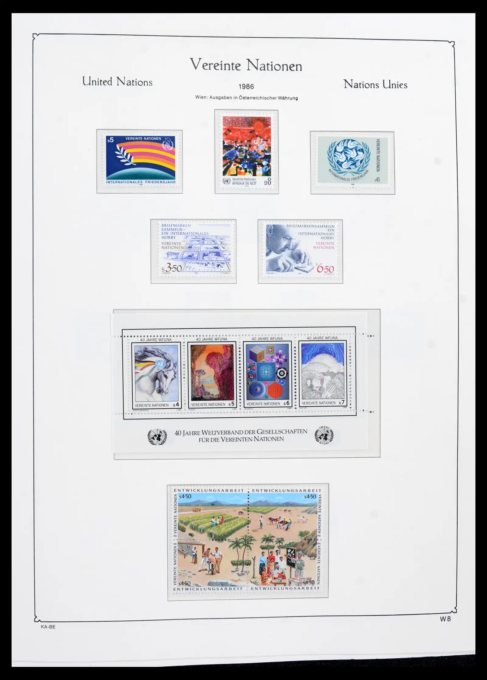 42134 0008 - Stamp collection 42134 VN Wenen compleet 1979-2010.