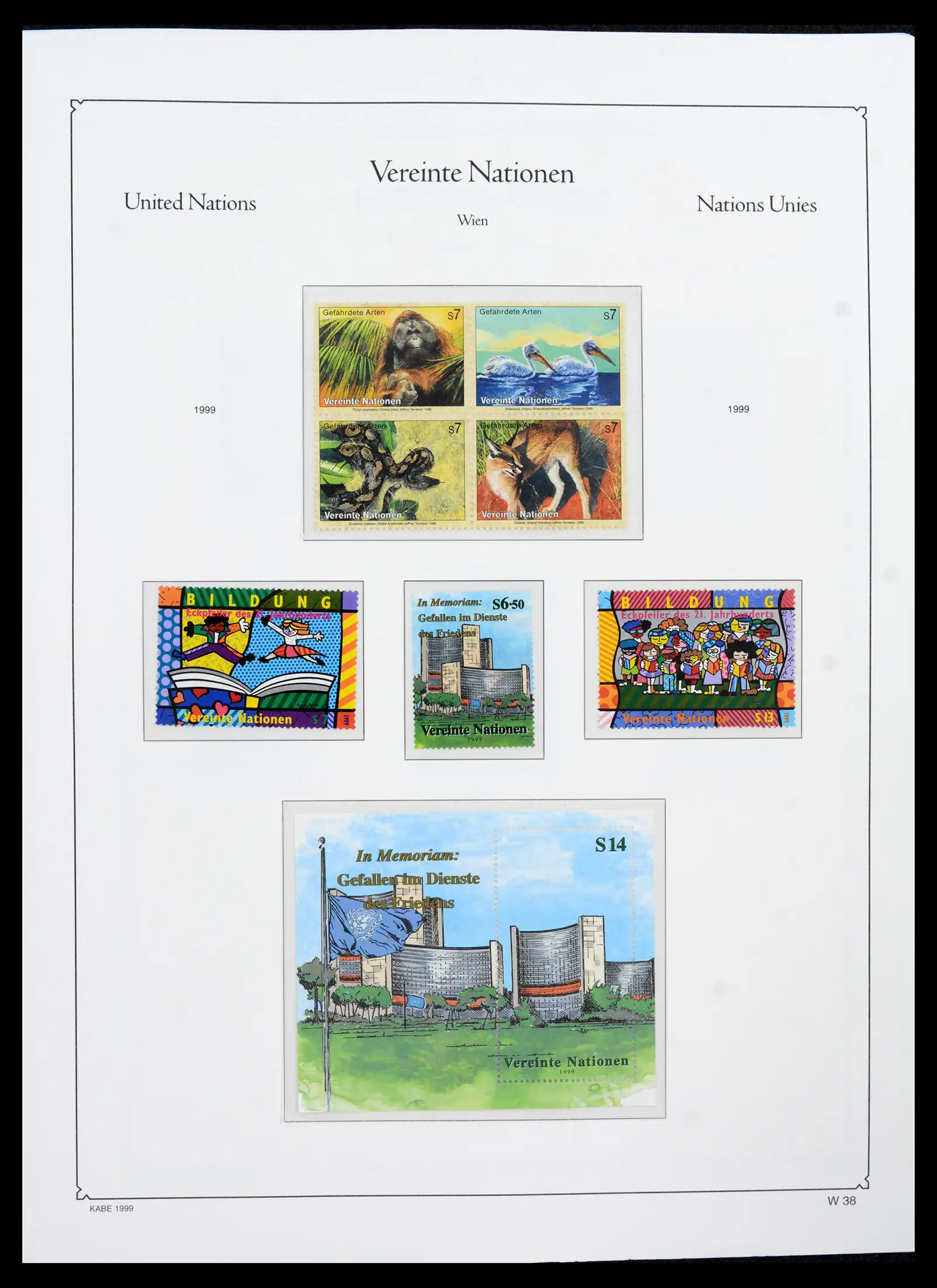 42134 0039 - Postzegelverzameling 42134 VN Wenen compleet 1979-2010.