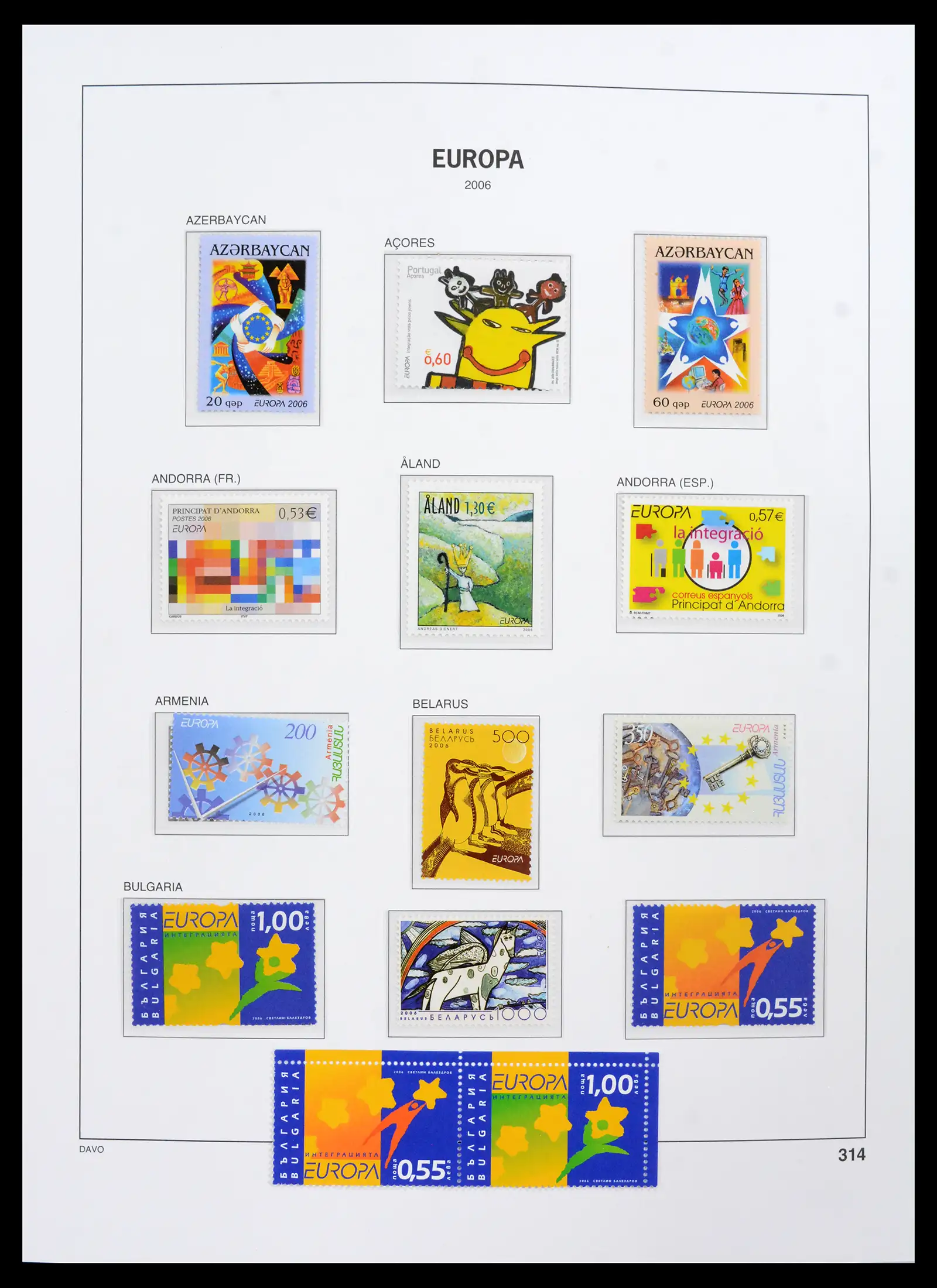 42136 0001 - Postzegelverzameling 42136 Europa CEPT compleet 2006-2010.
