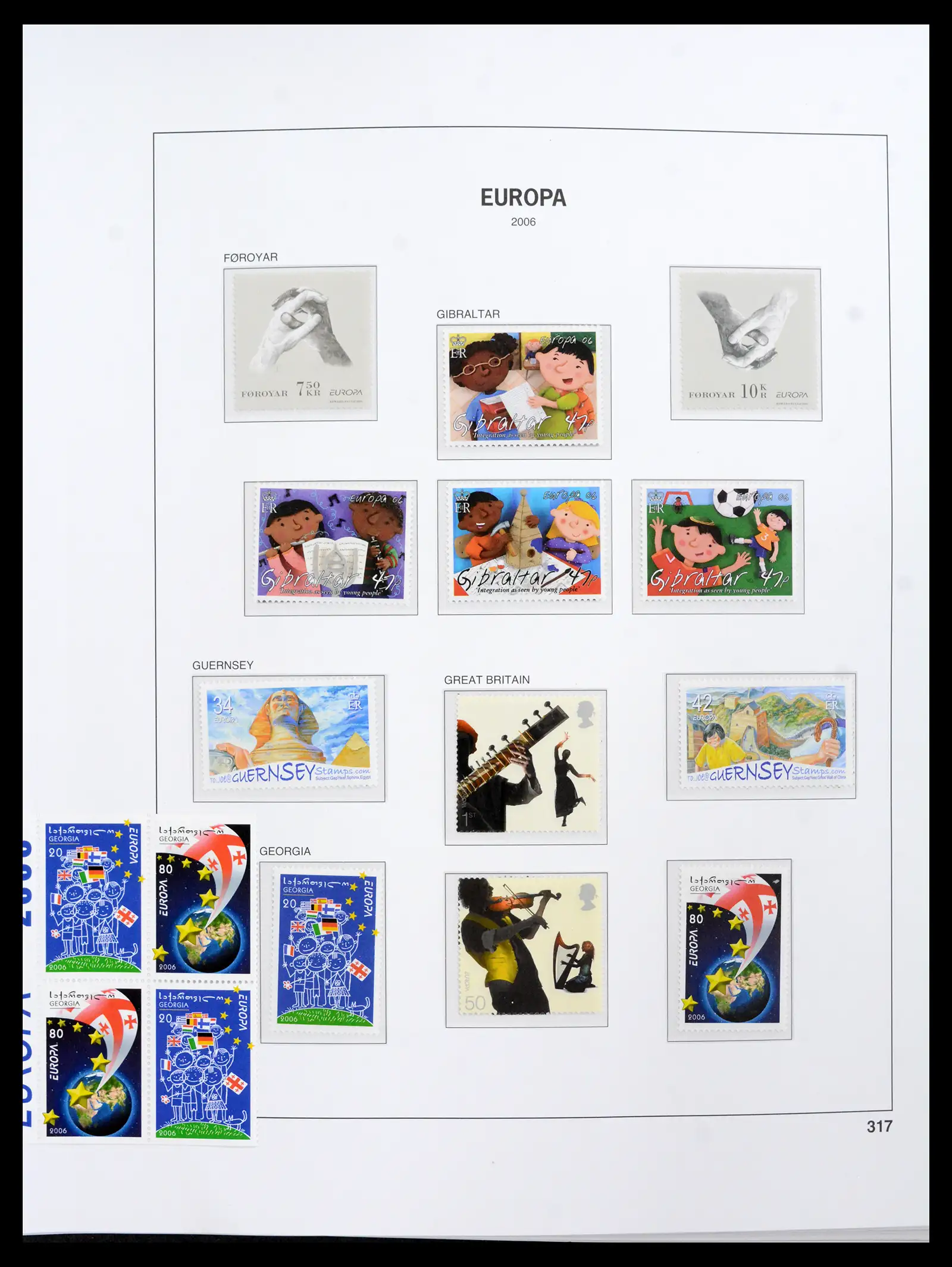 42136 0005 - Postzegelverzameling 42136 Europa CEPT compleet 2006-2010.