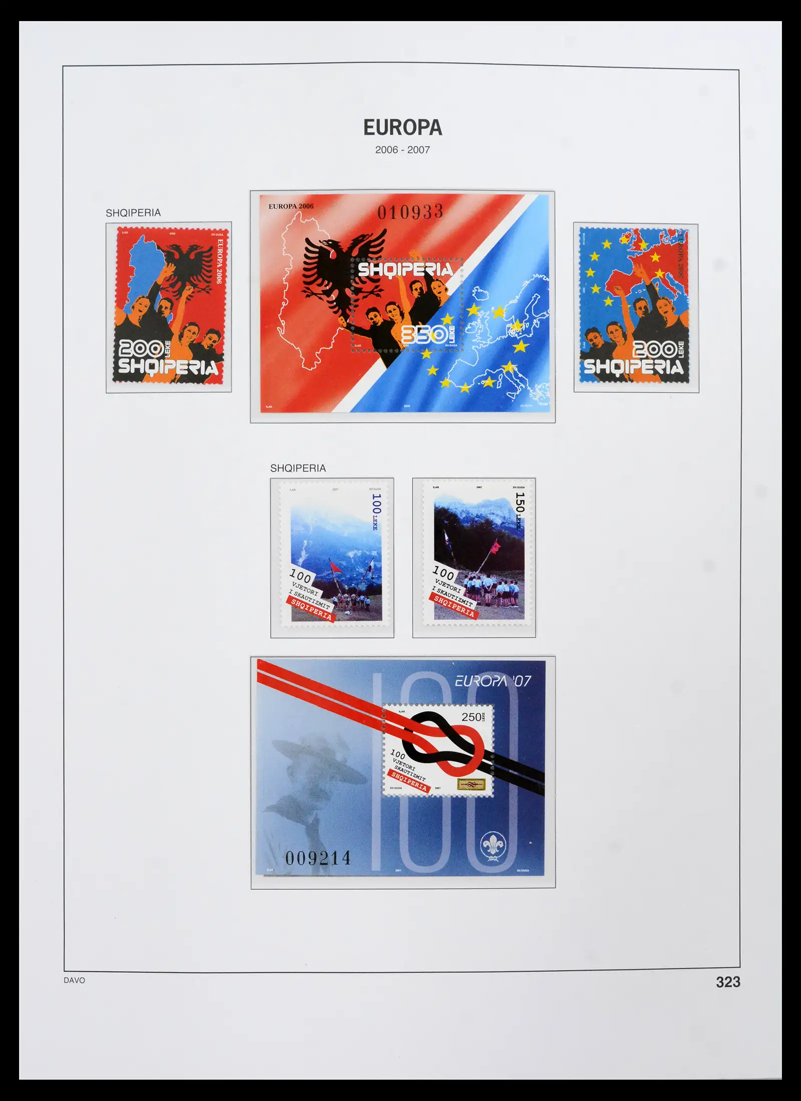 42136 0014 - Postzegelverzameling 42136 Europa CEPT compleet 2006-2010.