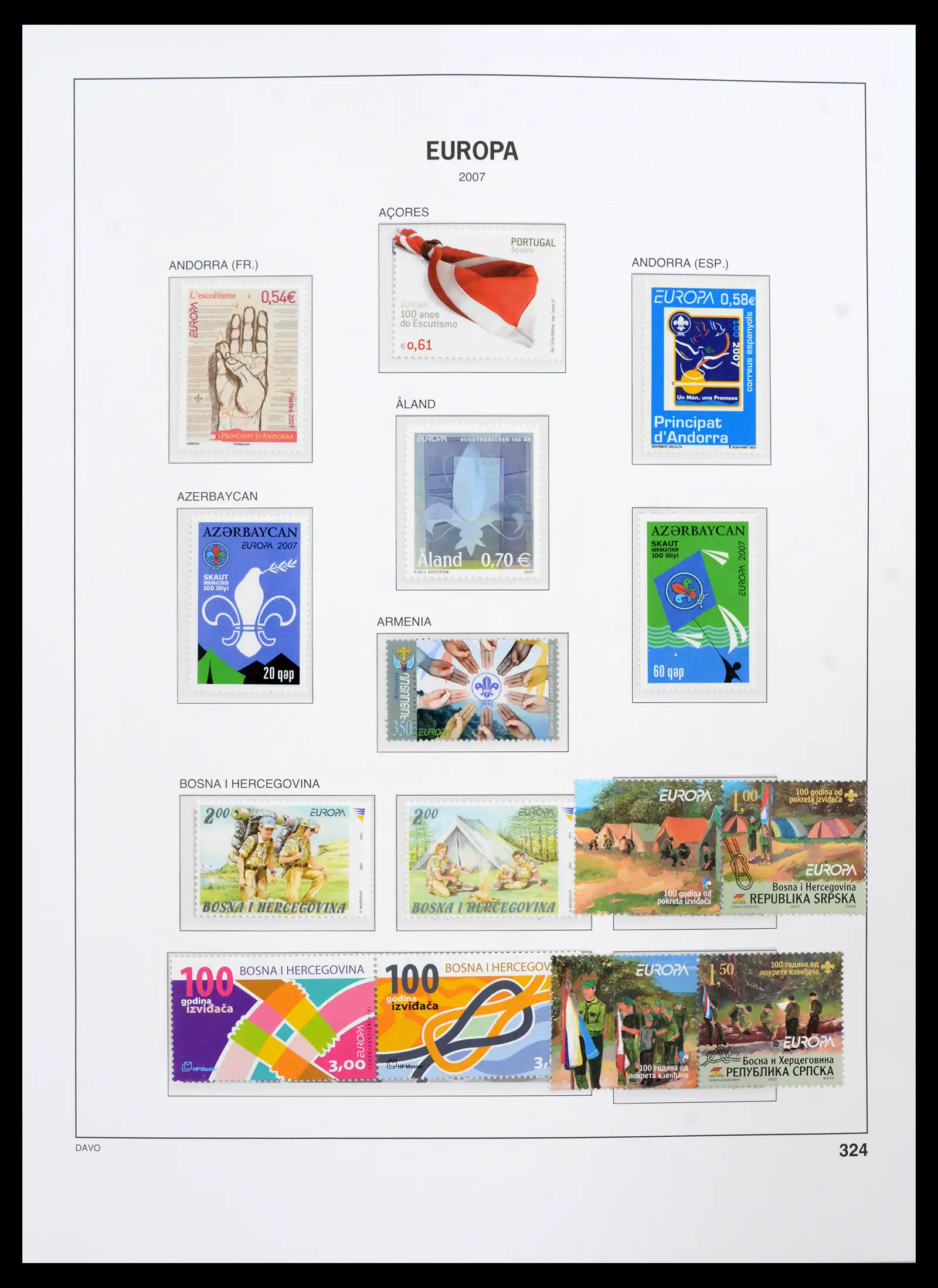 42136 0015 - Postzegelverzameling 42136 Europa CEPT compleet 2006-2010.