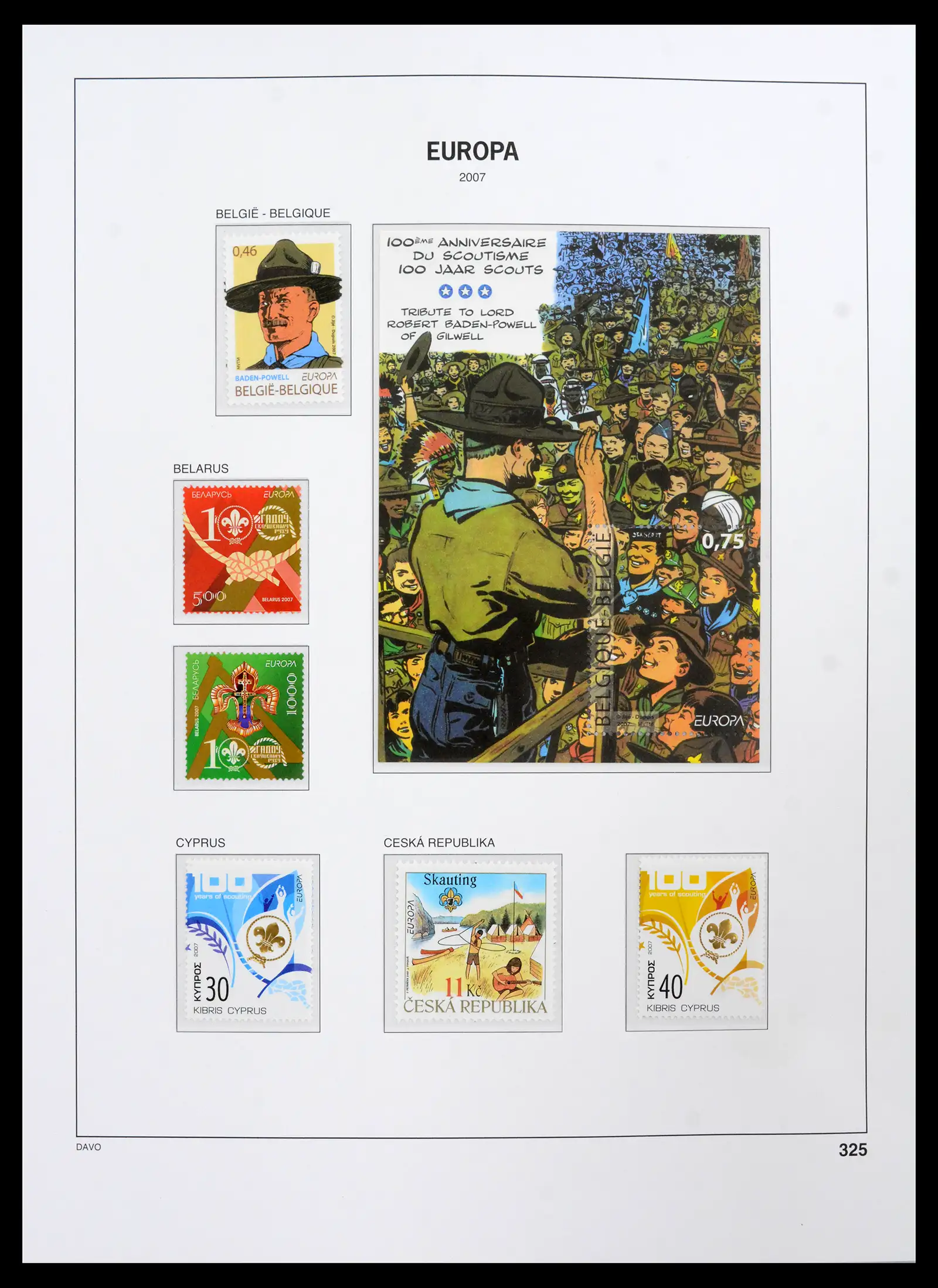 42136 0016 - Postzegelverzameling 42136 Europa CEPT compleet 2006-2010.