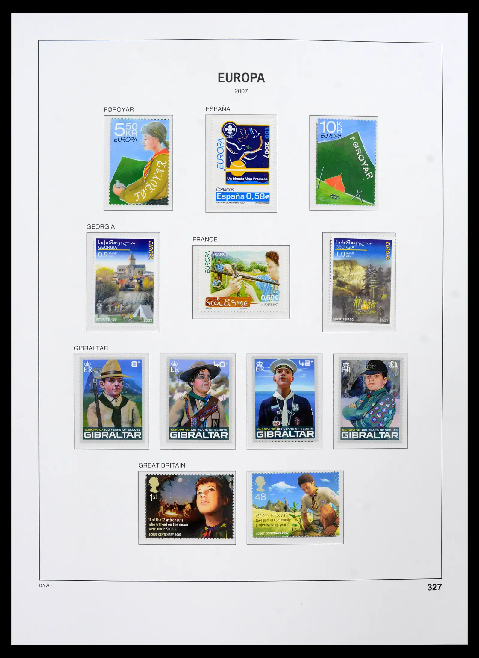 42136 0018 - Postzegelverzameling 42136 Europa CEPT compleet 2006-2010.