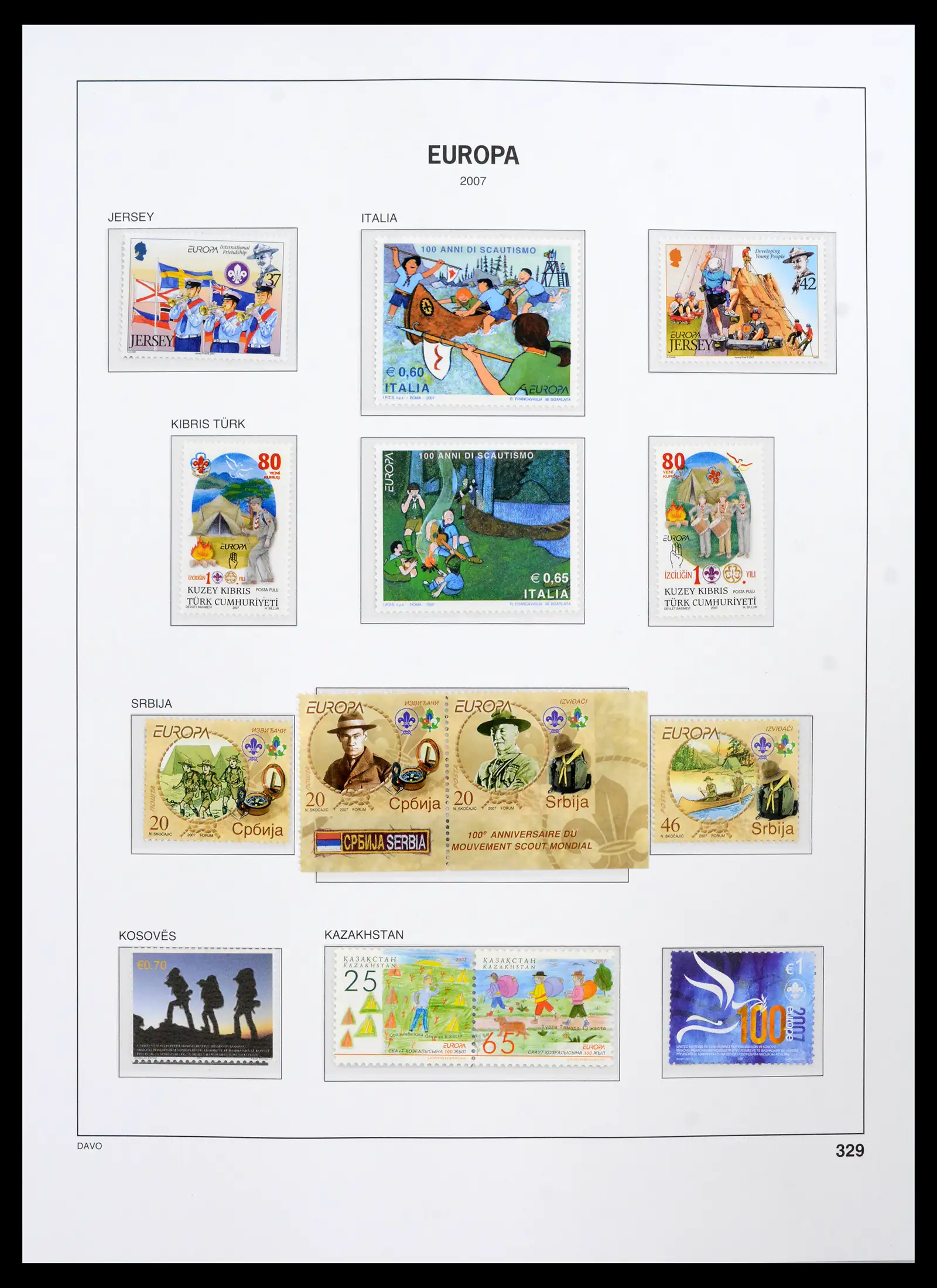 42136 0020 - Postzegelverzameling 42136 Europa CEPT compleet 2006-2010.