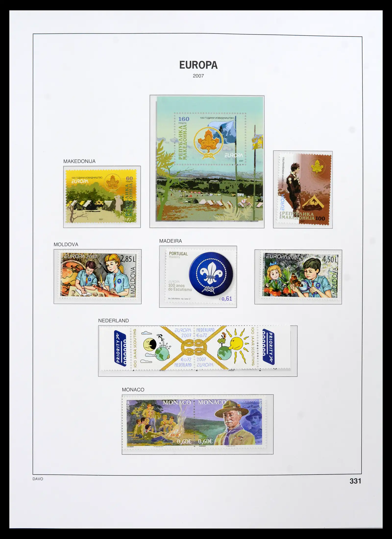 42136 0022 - Postzegelverzameling 42136 Europa CEPT compleet 2006-2010.