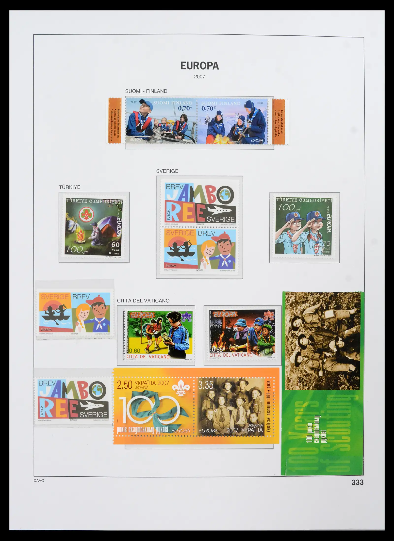 42136 0024 - Postzegelverzameling 42136 Europa CEPT compleet 2006-2010.
