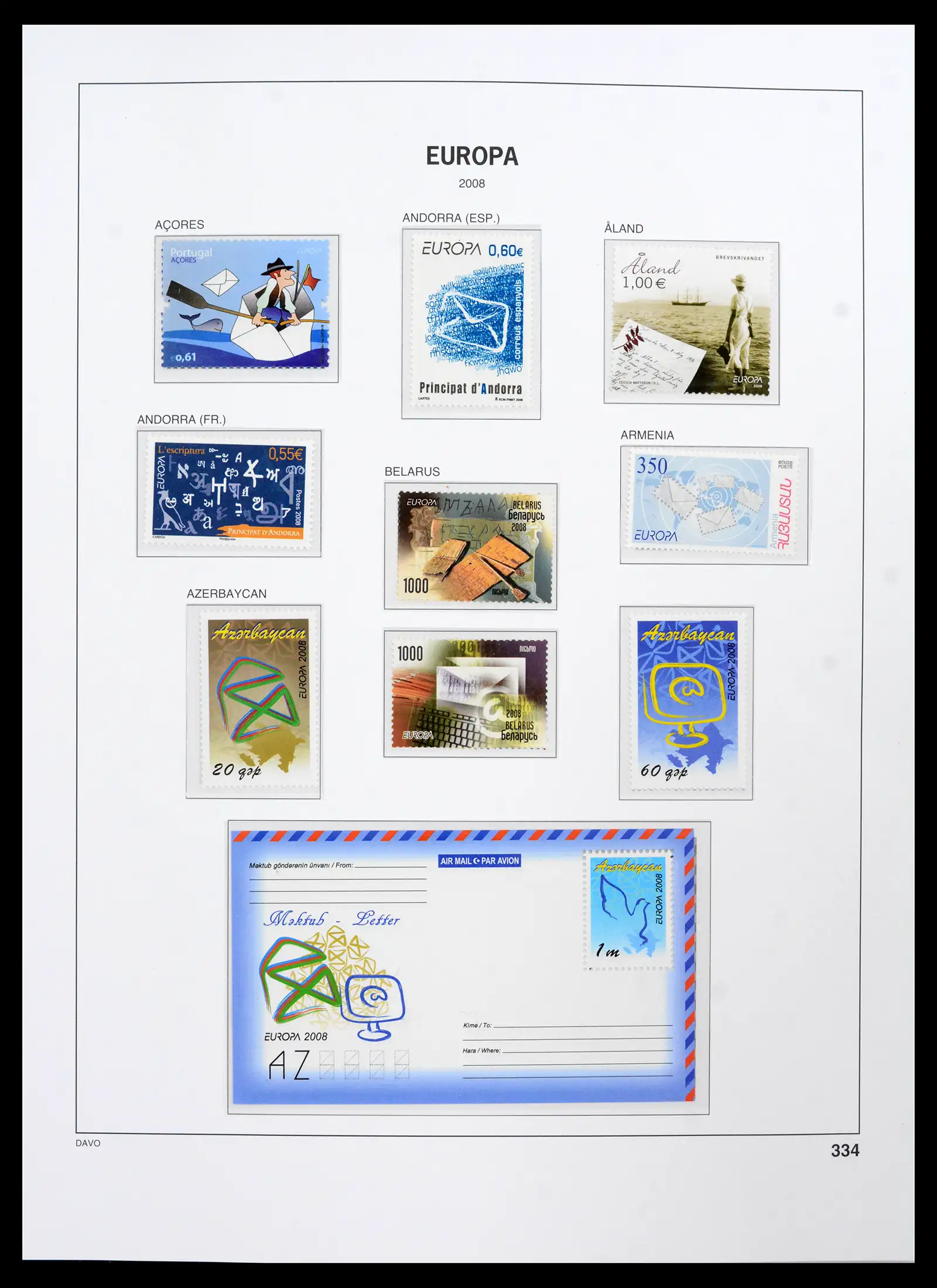 42136 0025 - Postzegelverzameling 42136 Europa CEPT compleet 2006-2010.
