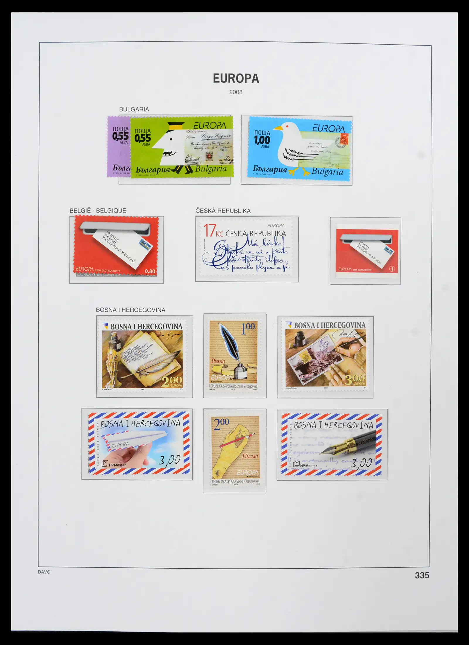 42136 0026 - Postzegelverzameling 42136 Europa CEPT compleet 2006-2010.