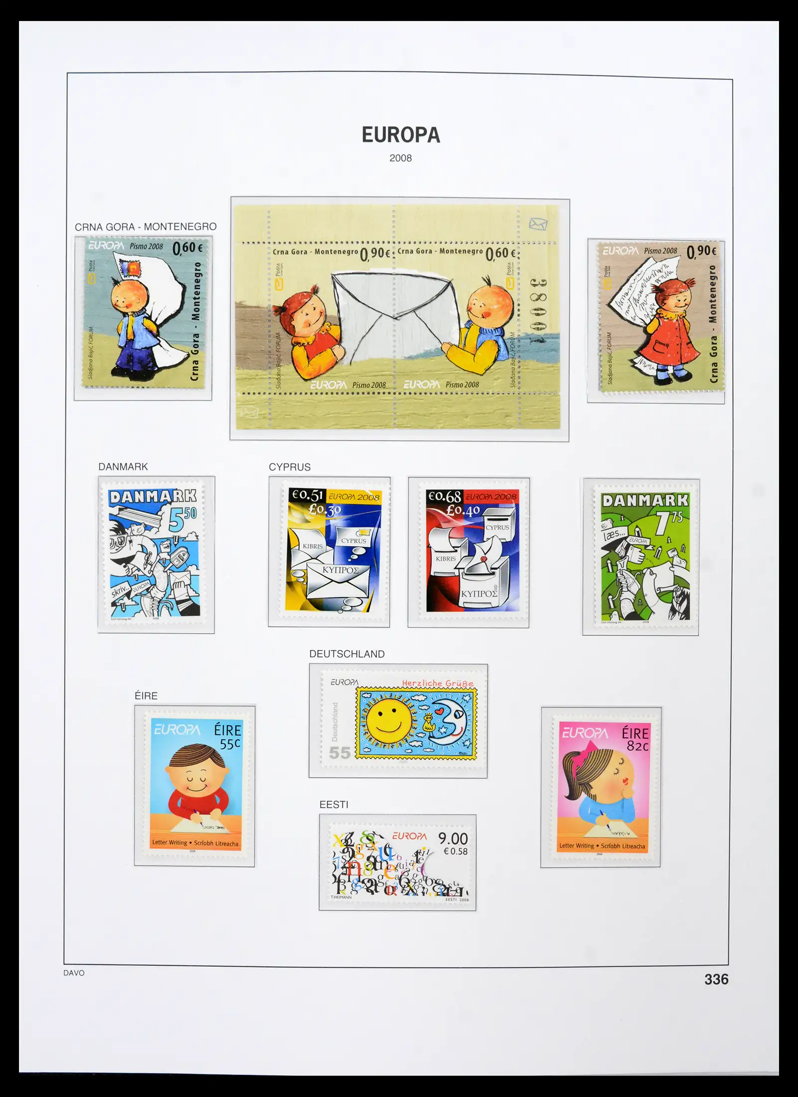 42136 0027 - Postzegelverzameling 42136 Europa CEPT compleet 2006-2010.