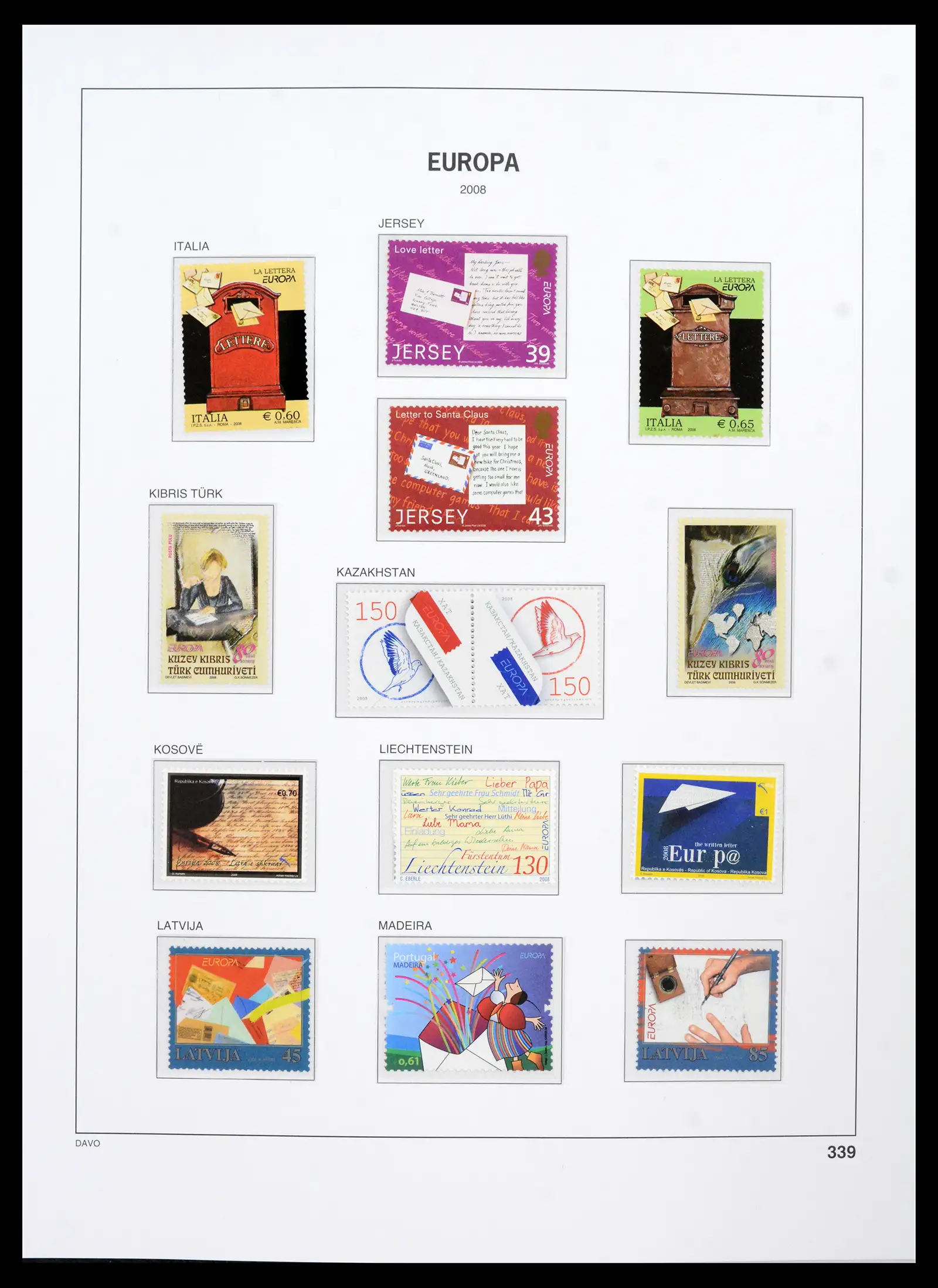 42136 0030 - Postzegelverzameling 42136 Europa CEPT compleet 2006-2010.