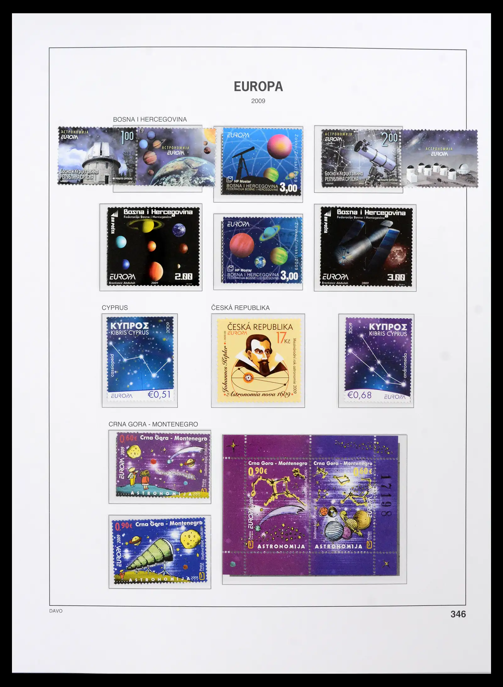 42136 0038 - Postzegelverzameling 42136 Europa CEPT compleet 2006-2010.