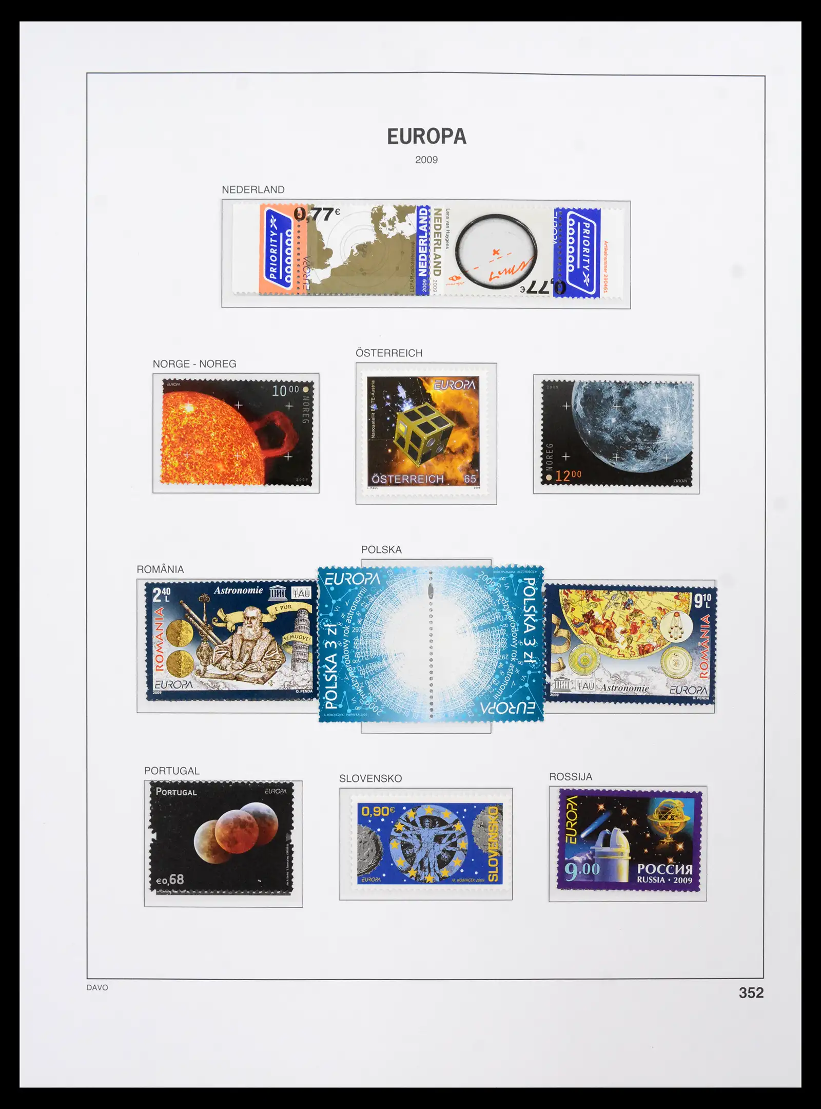 42136 0044 - Postzegelverzameling 42136 Europa CEPT compleet 2006-2010.