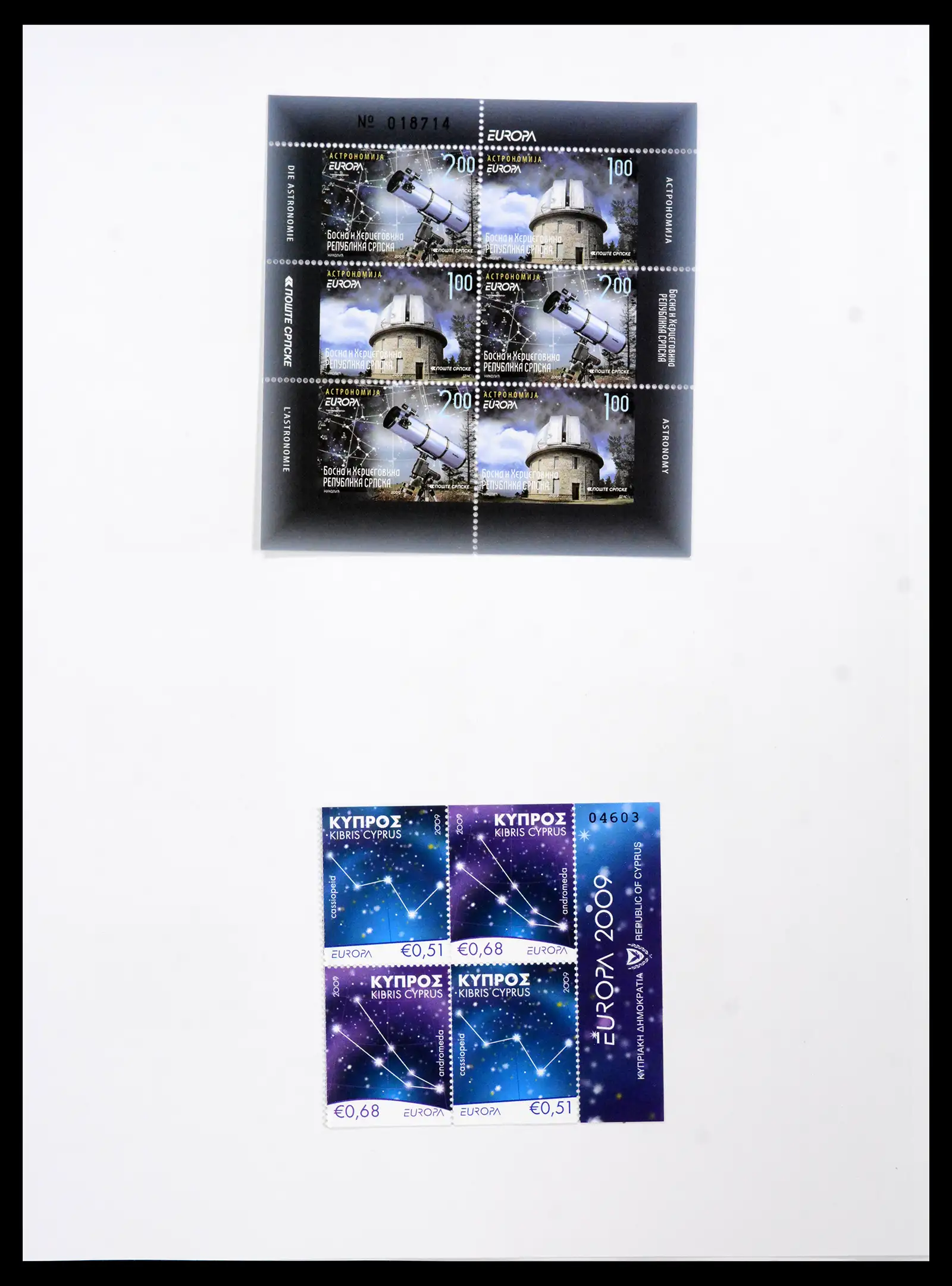 42136 0045 - Postzegelverzameling 42136 Europa CEPT compleet 2006-2010.