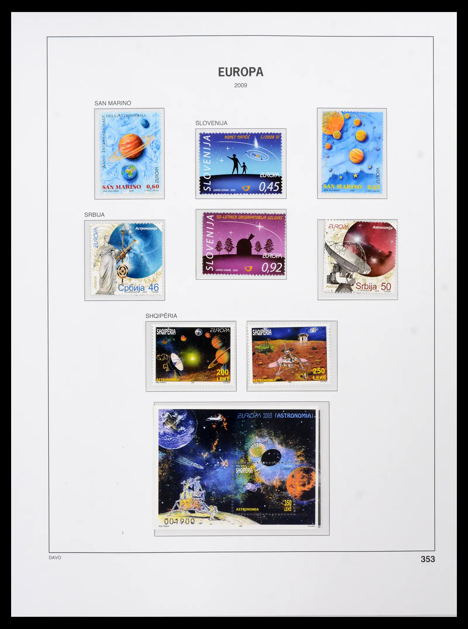 42136 0046 - Postzegelverzameling 42136 Europa CEPT compleet 2006-2010.