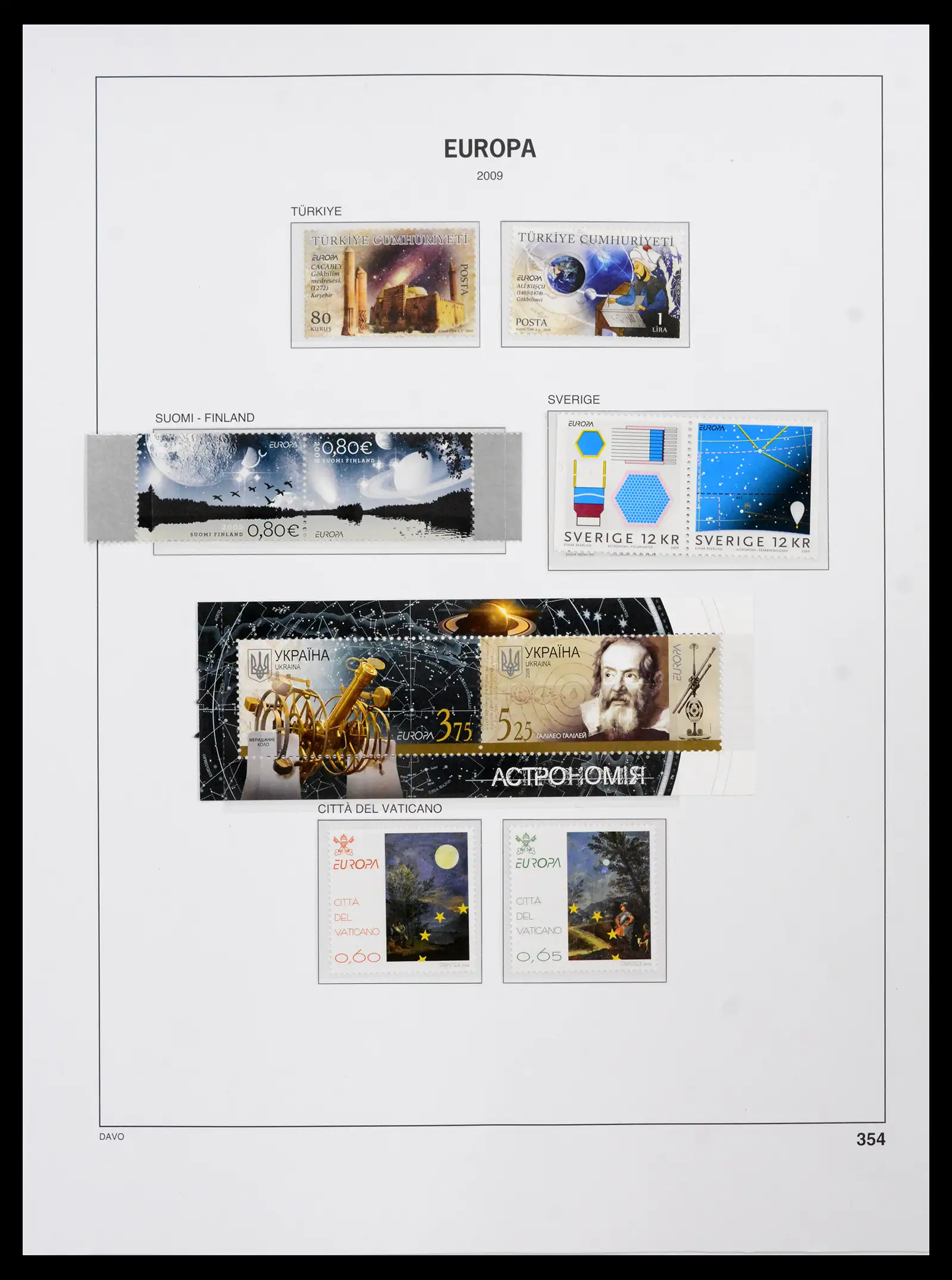42136 0047 - Postzegelverzameling 42136 Europa CEPT compleet 2006-2010.