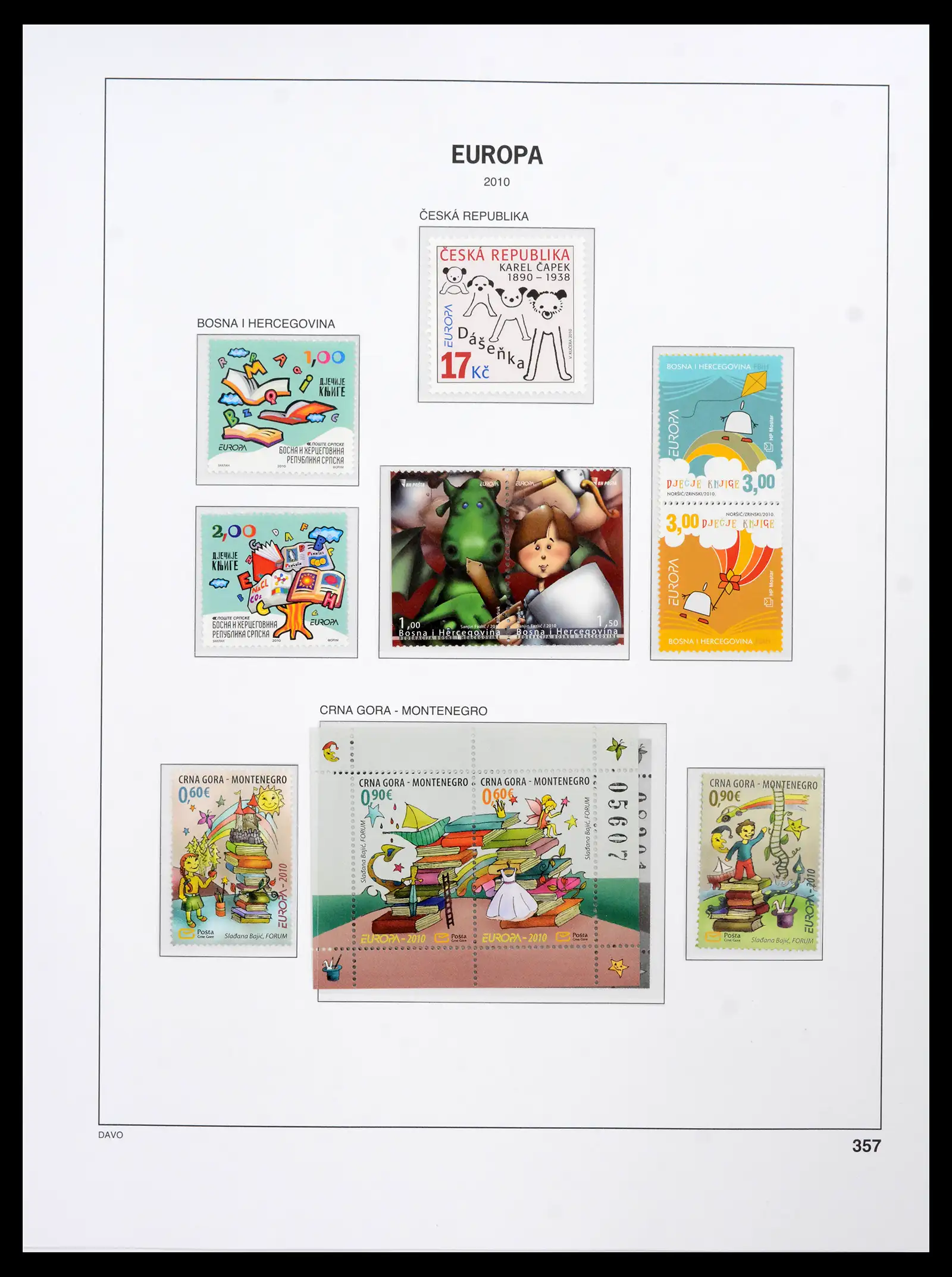 42136 0050 - Postzegelverzameling 42136 Europa CEPT compleet 2006-2010.