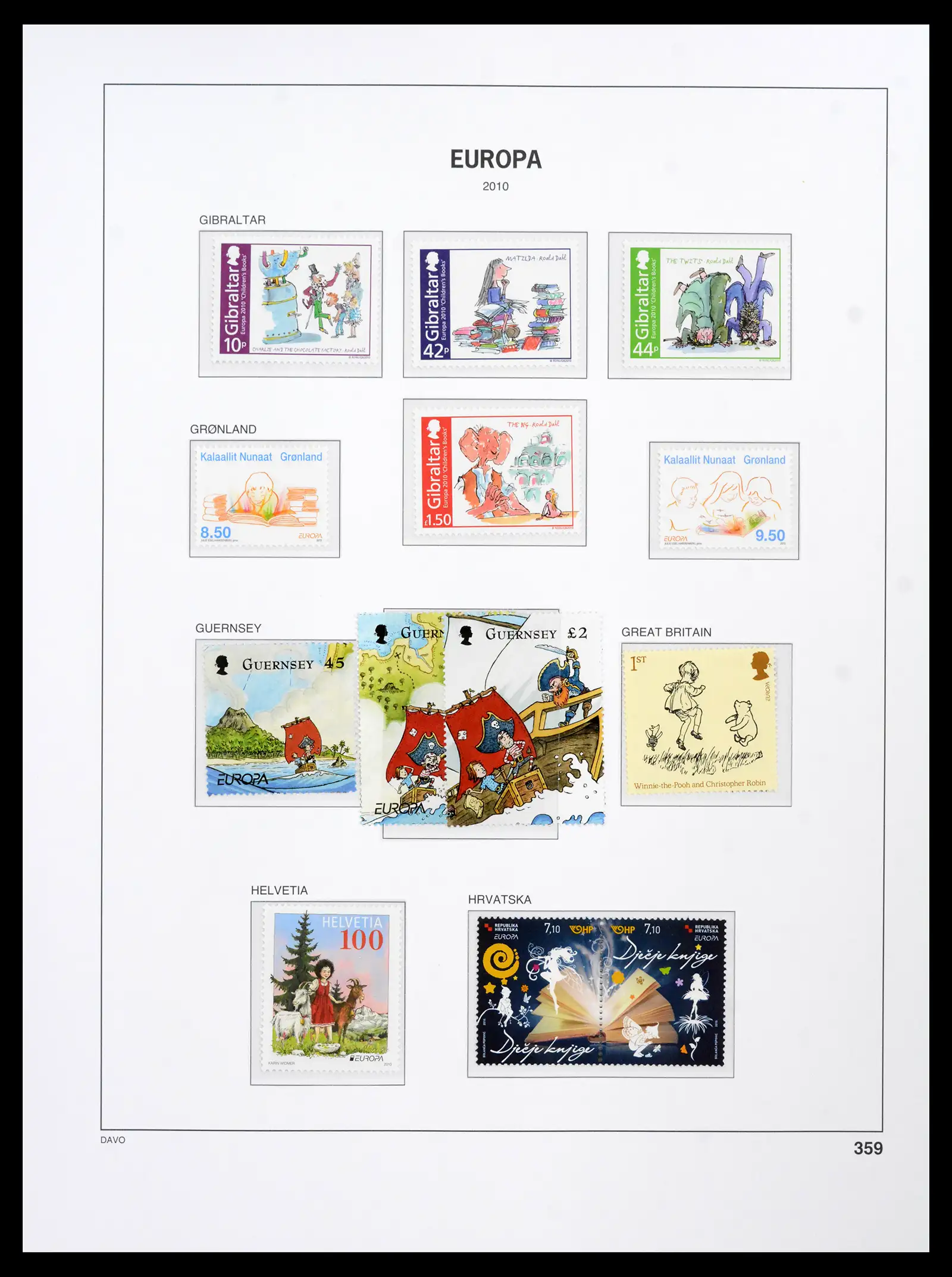42136 0052 - Postzegelverzameling 42136 Europa CEPT compleet 2006-2010.