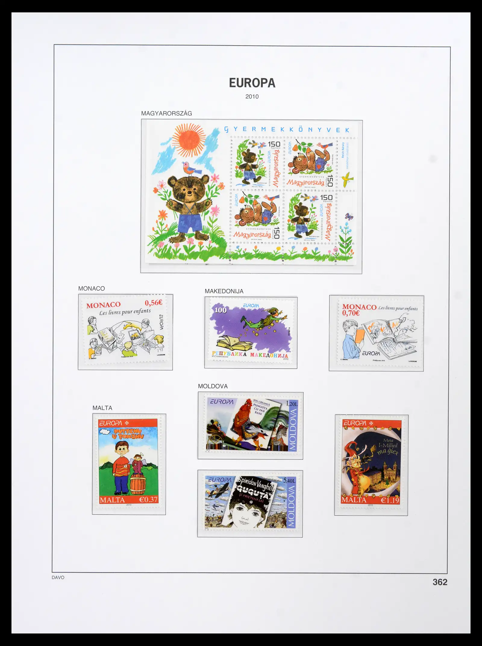 42136 0055 - Postzegelverzameling 42136 Europa CEPT compleet 2006-2010.