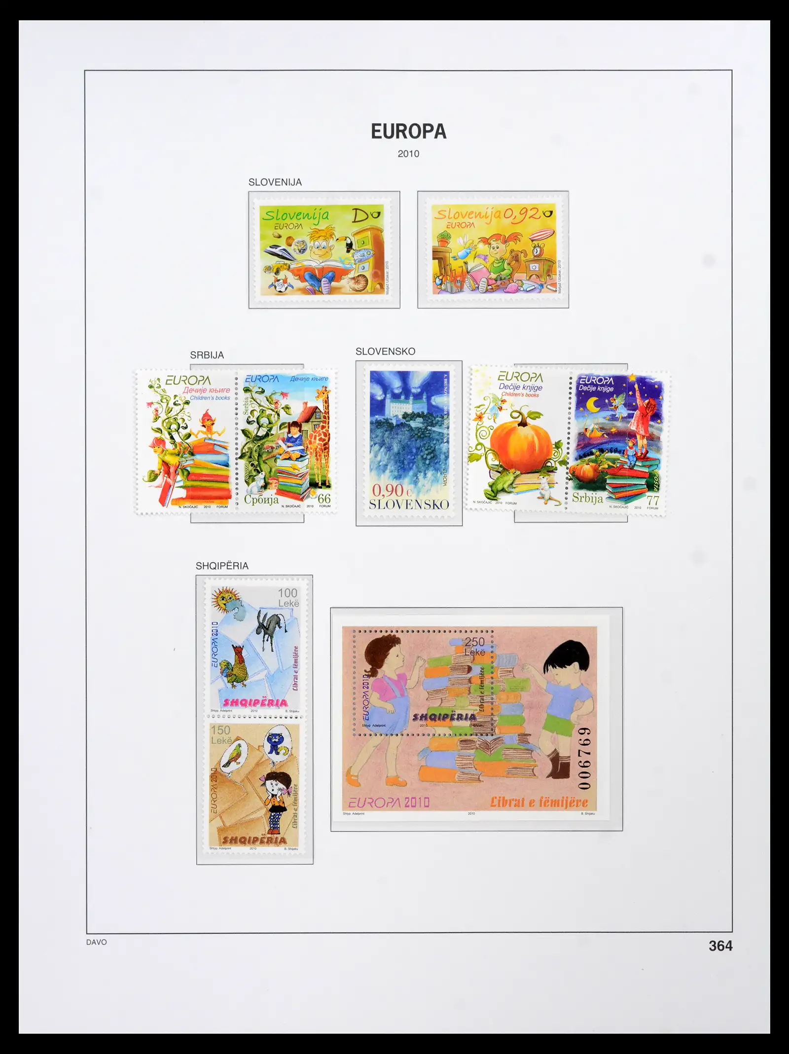42136 0057 - Postzegelverzameling 42136 Europa CEPT compleet 2006-2010.