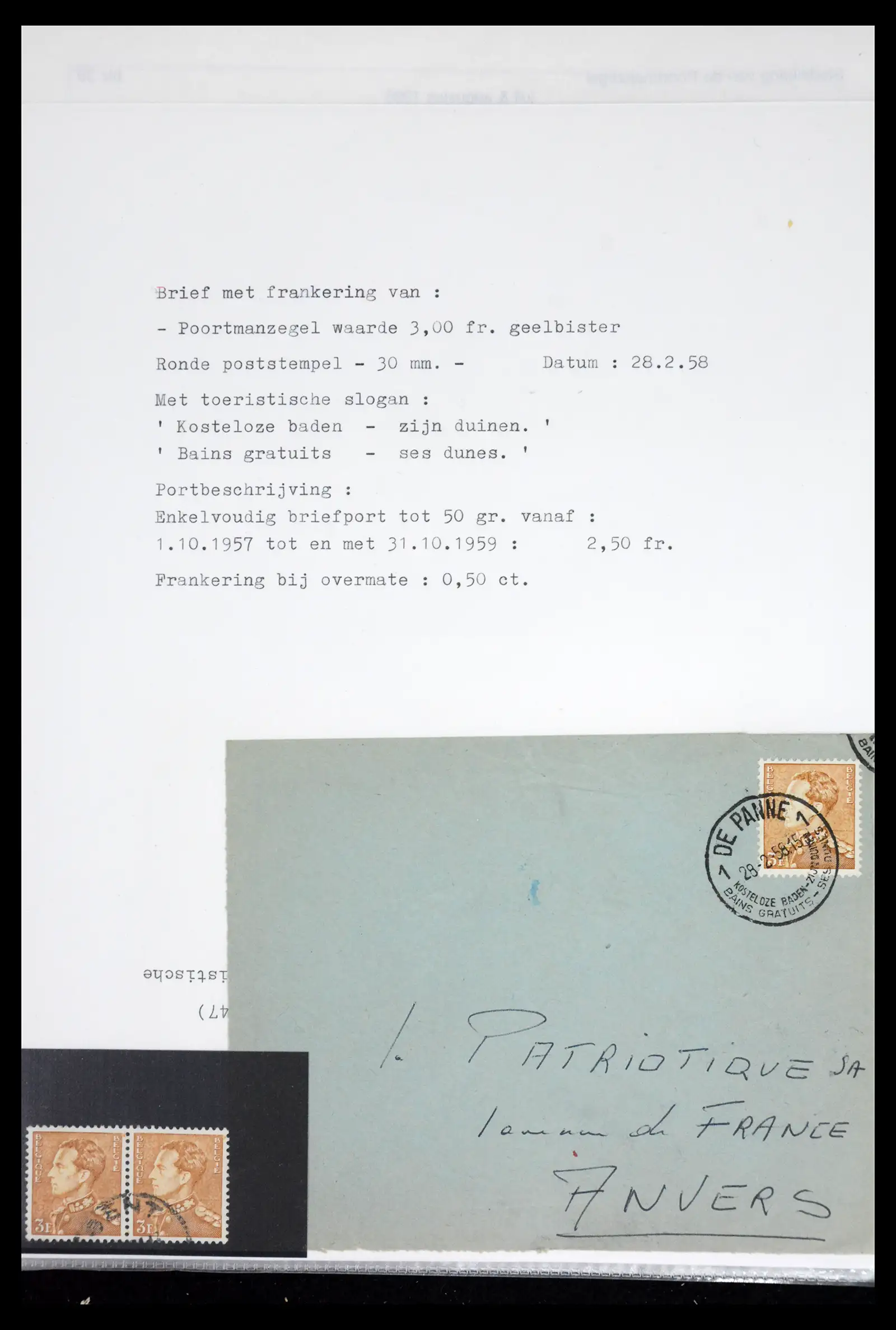 42137 0018 - Stamp collection 42137 België emissie Poortman 1935-1996.